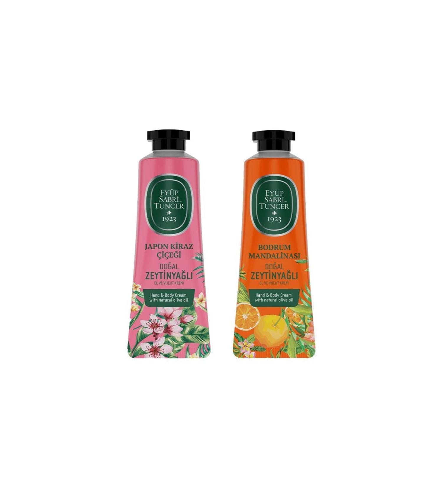 Ey p Sabri Tuncer Hand and Body Cream Japanese Cherry Blossom and Bodrum Mandarin 50 Ml
