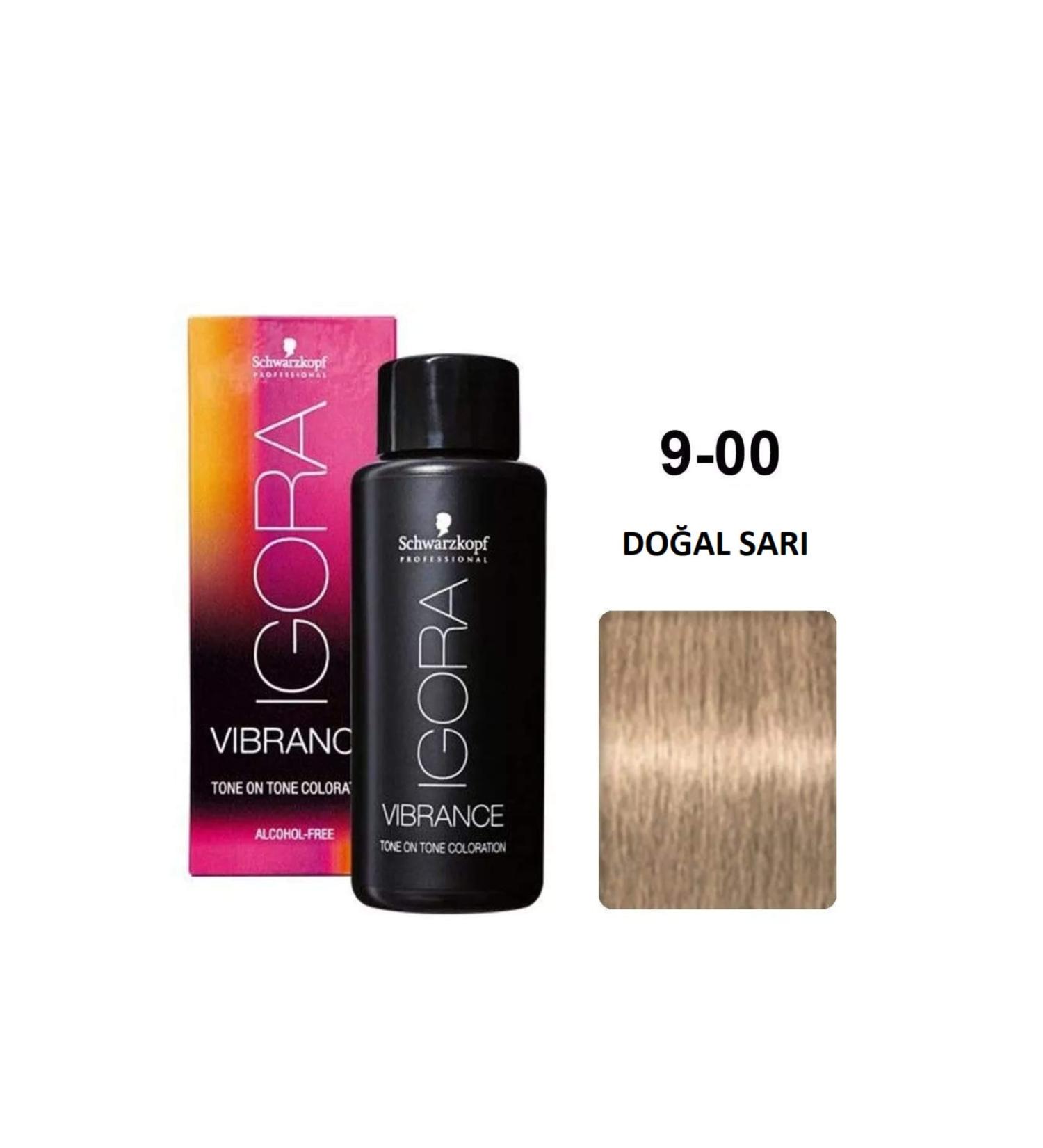 Schwarzkopf Igora Vibrance 9-00 Natural Blonde Toning Long-Lasting Hair Dye - Buy Online on GoSupps.com
