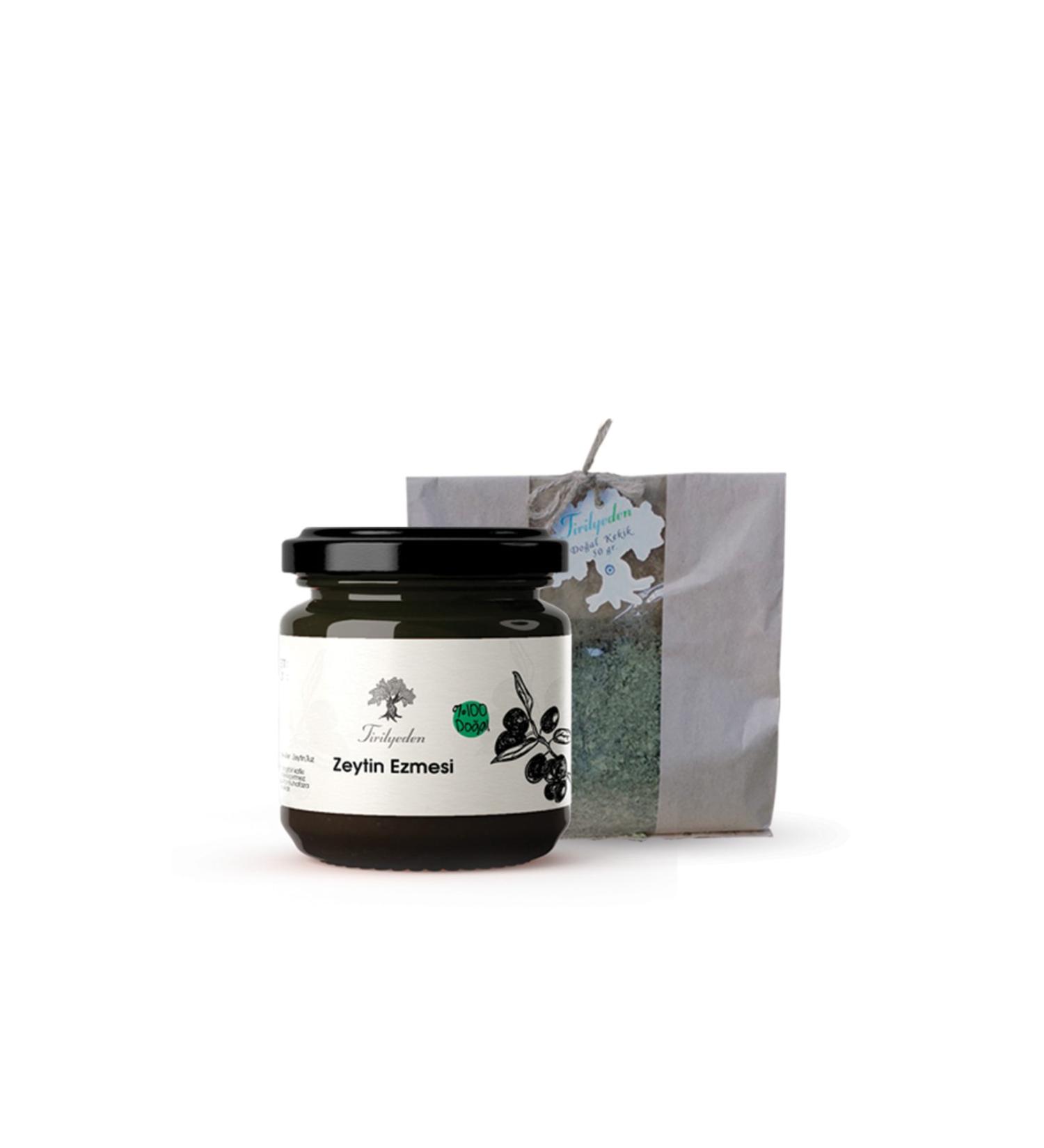 Tirilyeden Olive Paste 220 Gr + Natural Dried Thyme 50 Gr