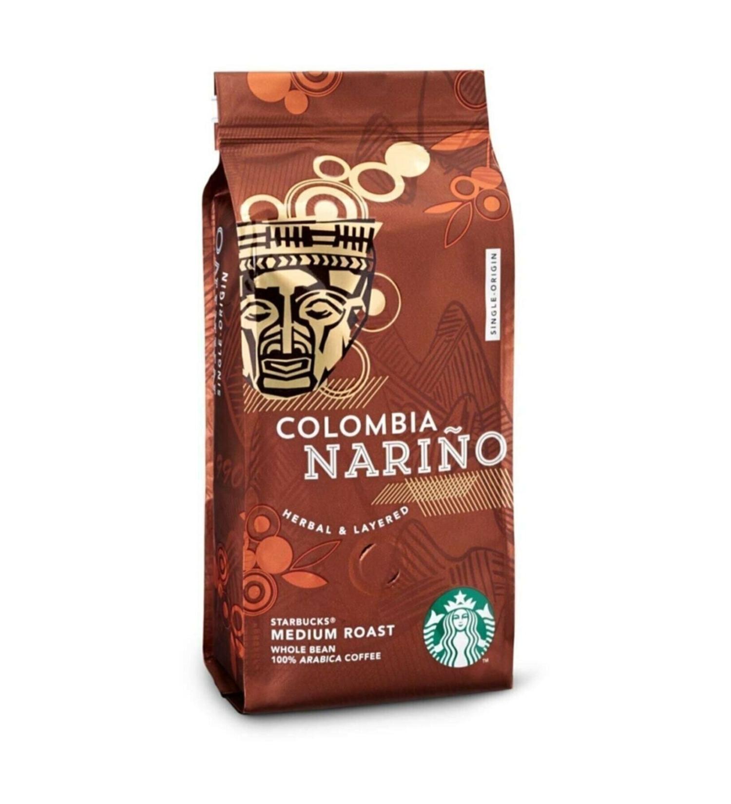 Nestle Starbucks Colombia Narino Medium Roast 250 Gr Ground Coffee Beans for Filter Coffee