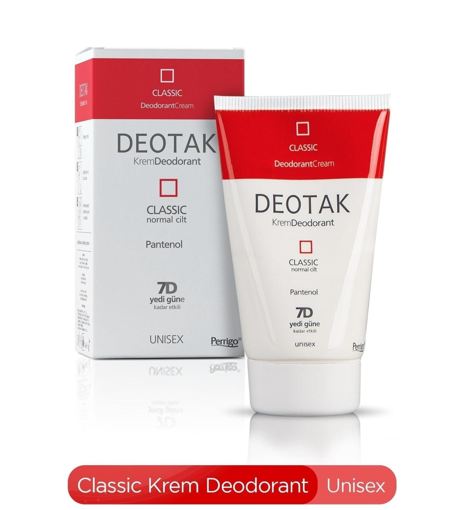 Deotak Classic Super Cream Deodorant for Normal Skin 35ml - Buy Online on GoSupps.com