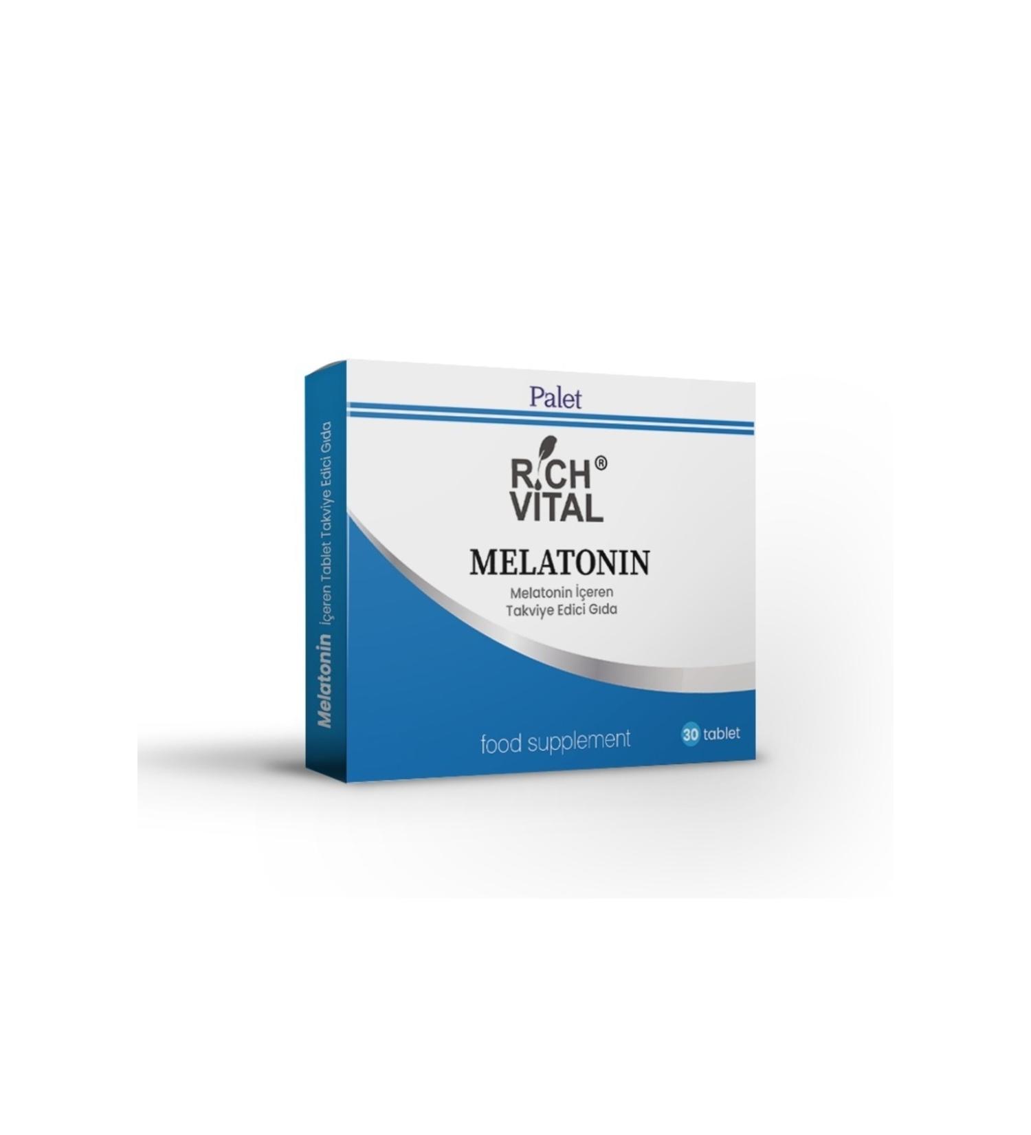 Palette Rich Vital Melatonin 30 Tb.