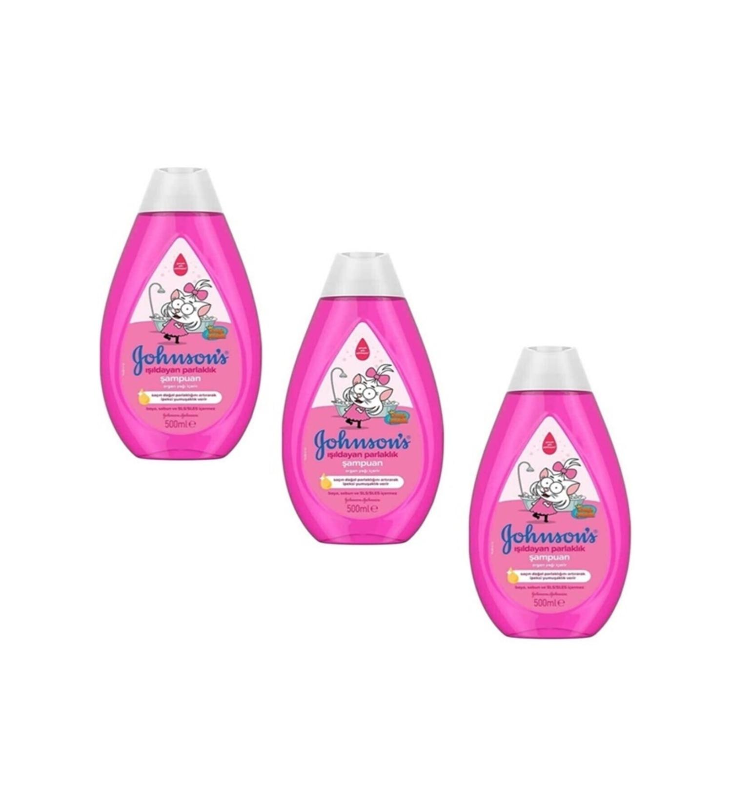 Johnson's Baby Shining Brightness 500 Ml Shampoo X 3 Pcs Advantage Pack
