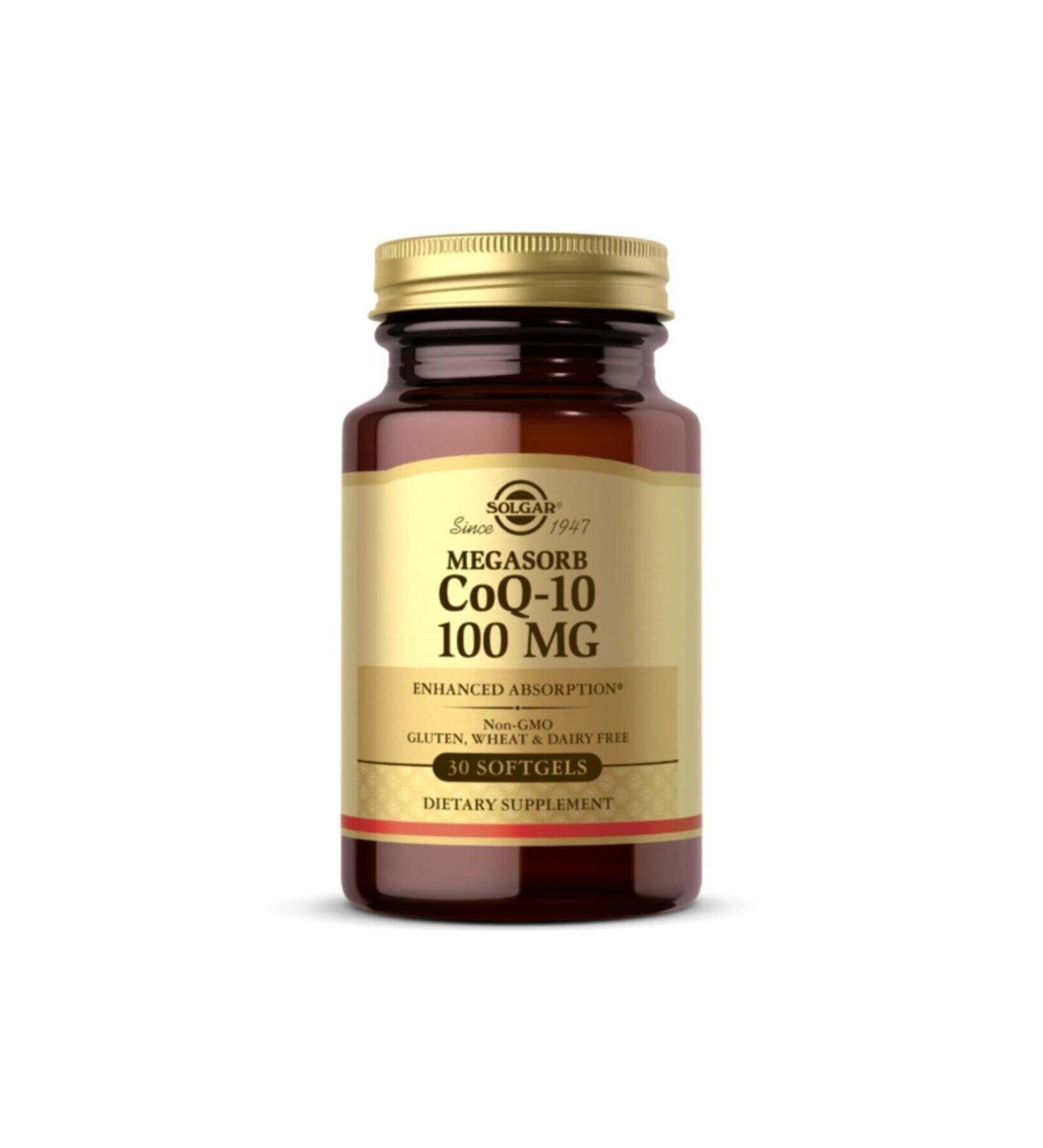 Solgar Coenzyme Q-10 100 Mg 30 Soft Gelatin Capsules