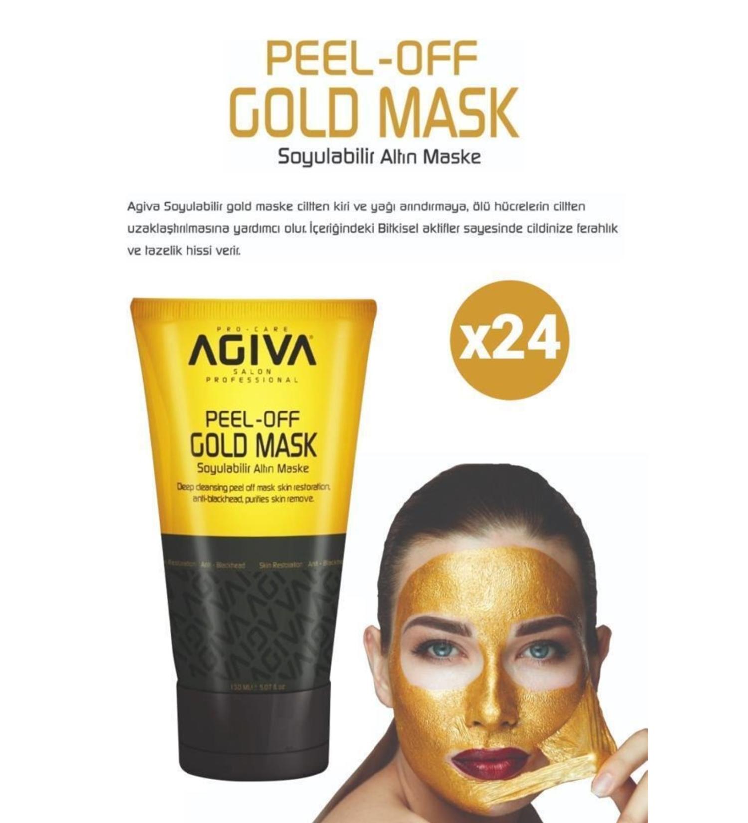 Agiva Peelable Gold Mask 150 ml x 24