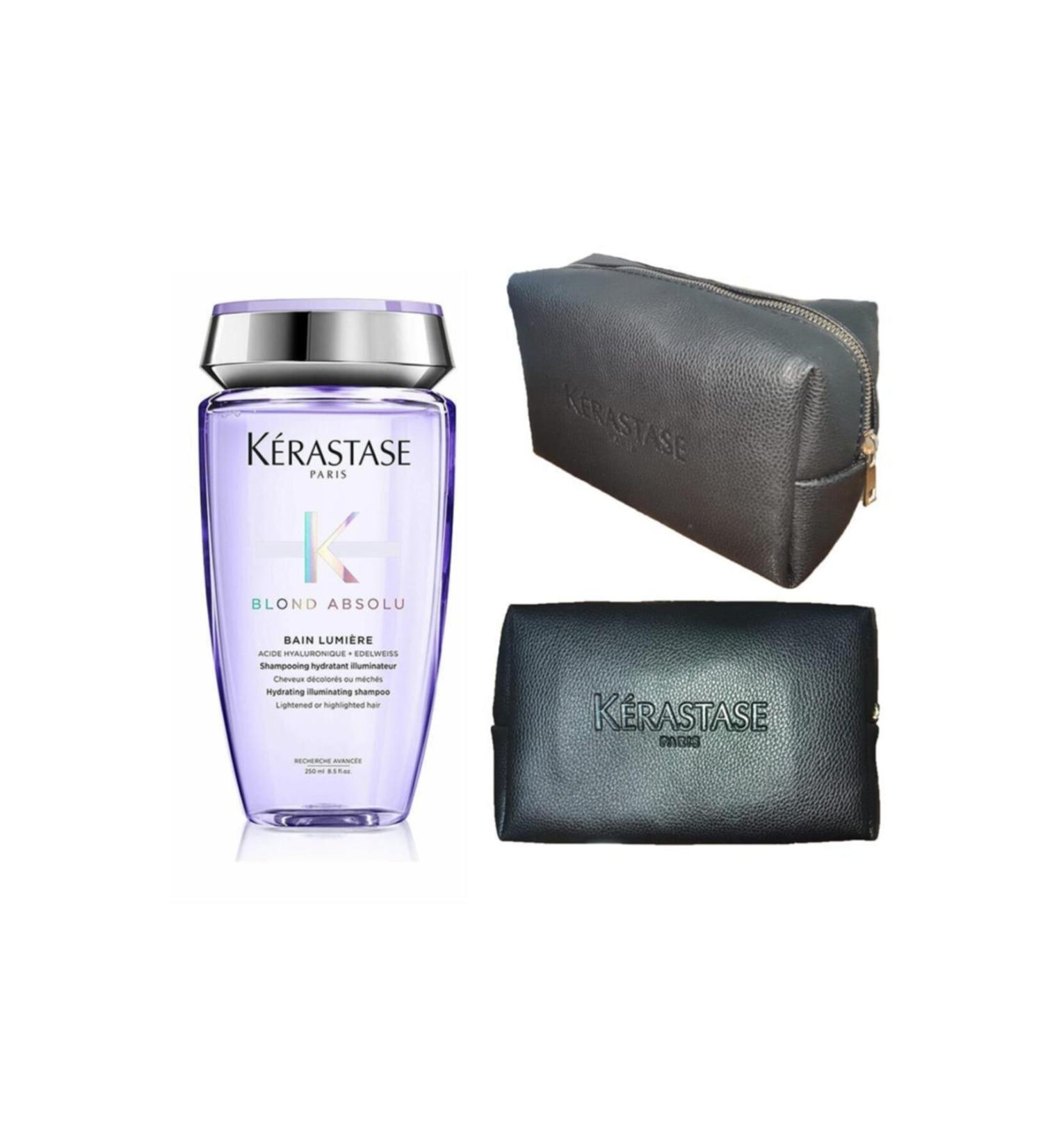 Kerastase Blond Absolu Bain Lumiere Shampoo 250 Ml + Clutch Bag