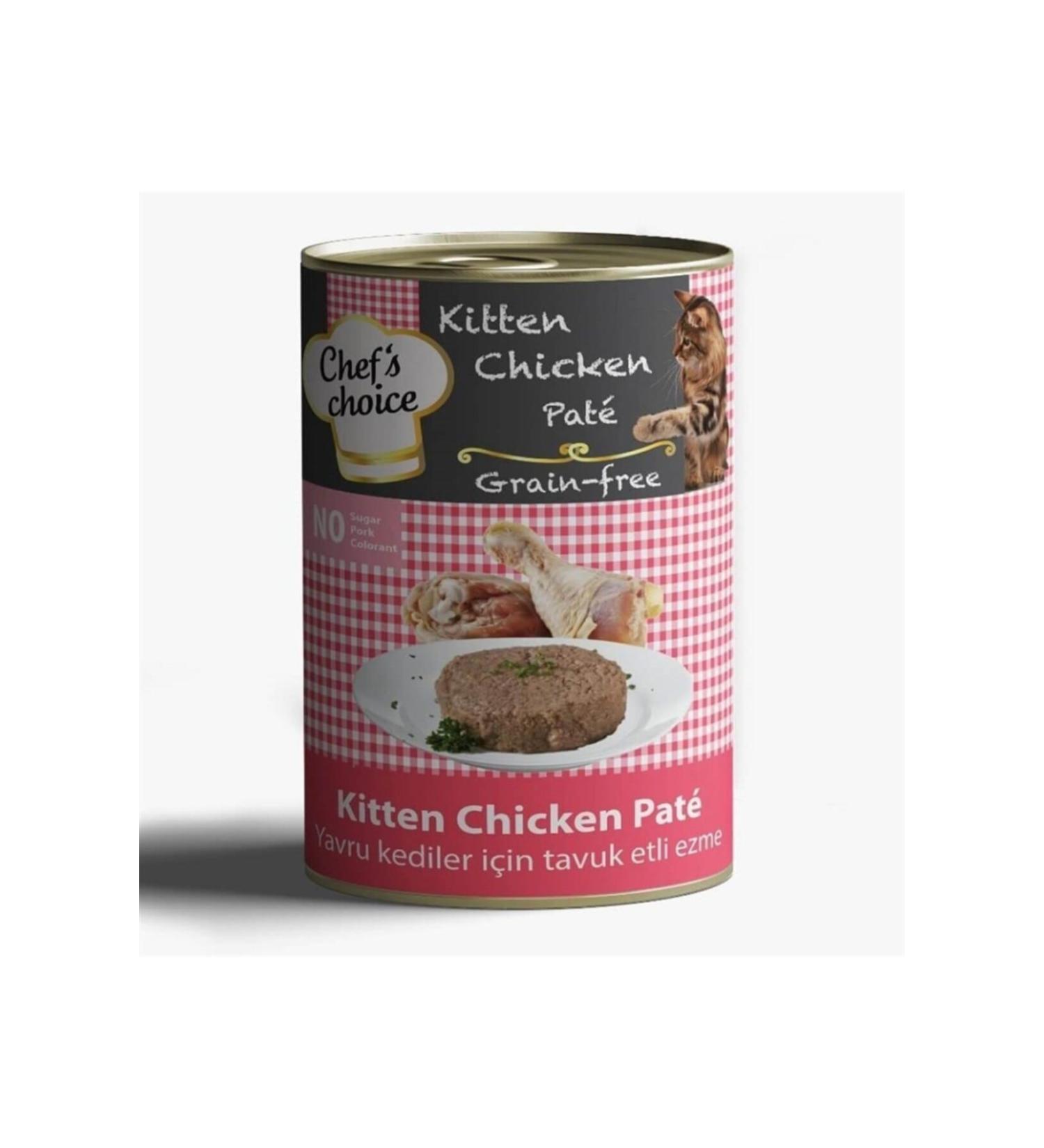 Chefs Choice Chicken Kitten Paste Cat Canned Food 400 gr