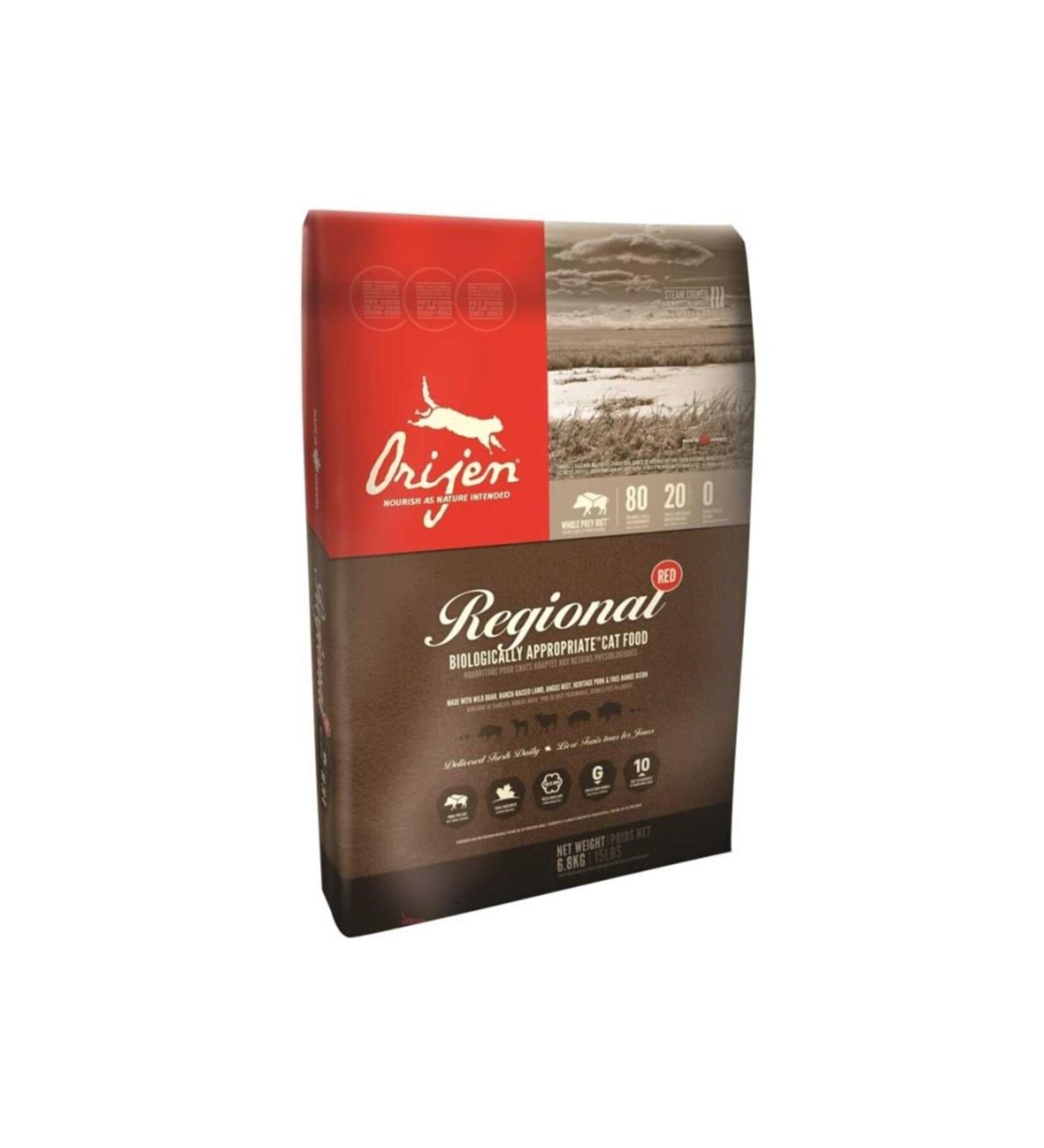 Orijen Regional Red Grain Free Cat Food 5.4 Kg