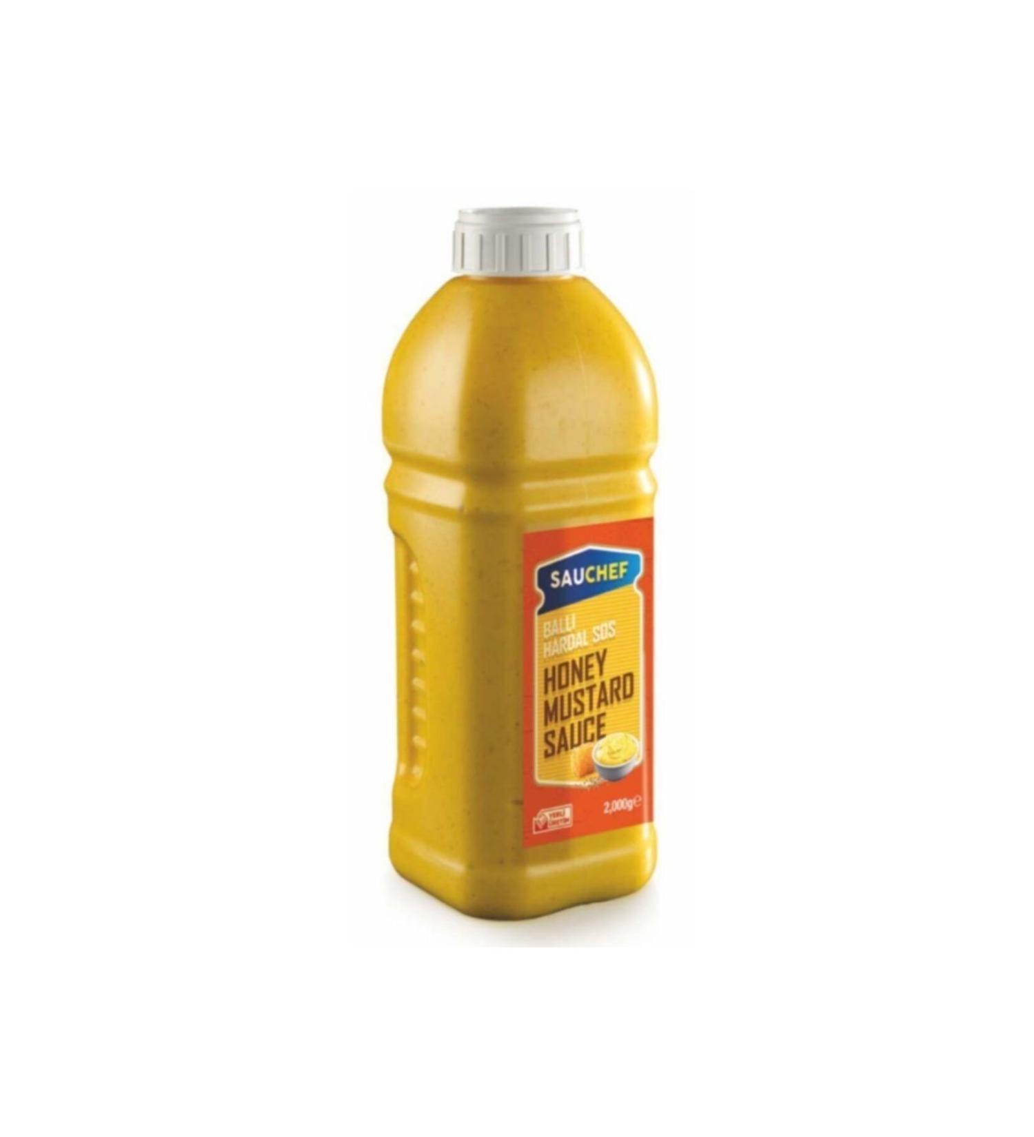 SAUCHEF Honey Mustard Sauce 2000 Gr Pet Bottle Cooking Sauce