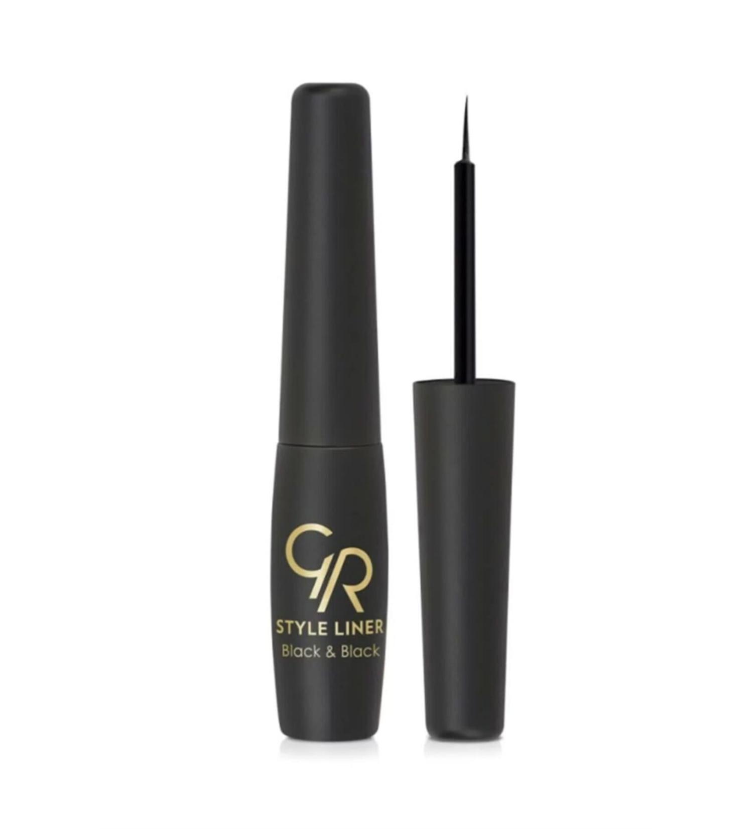 Golden Rose Style Liner Black & Black 14