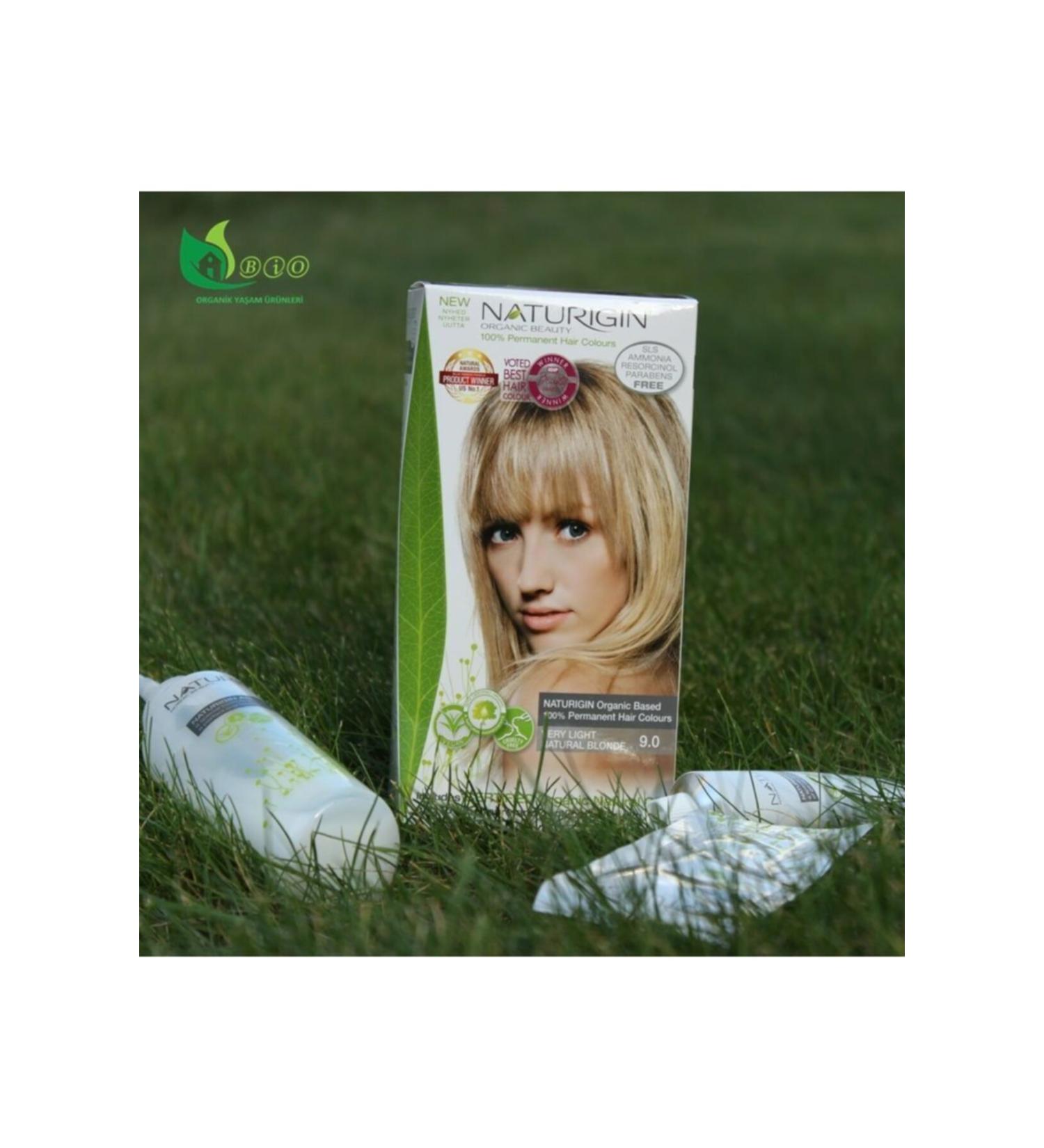 Naturigin Organic Hair Dye 9.0 Very Soft Natural Blonde - Buy Online on GoSupps.com