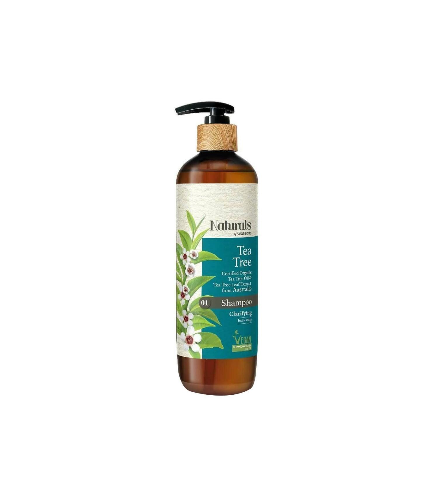 Naturals By Watsons Tea Tree Shampoo 490 ml
