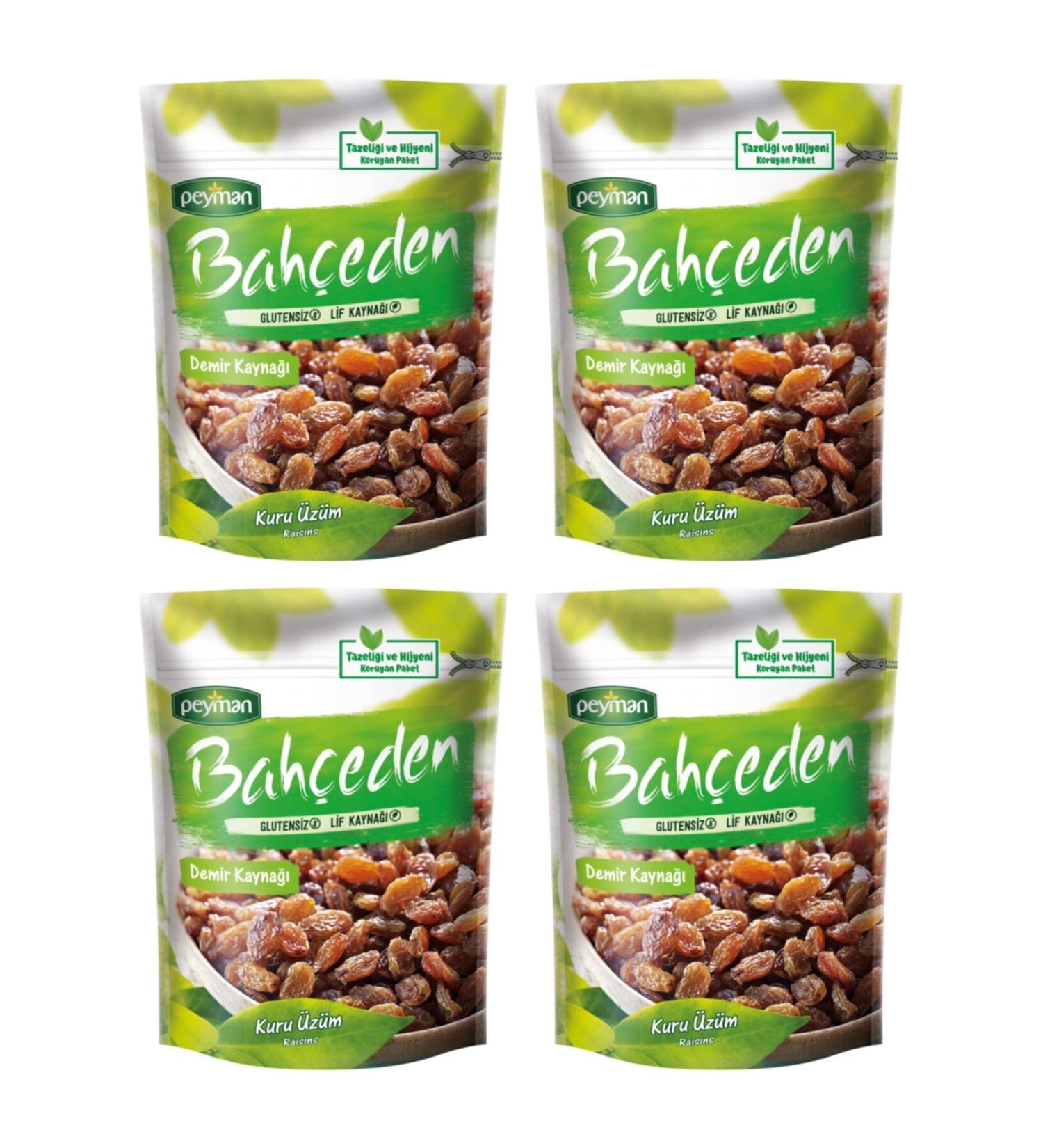 Peyman Garden Raisins 200 Gr X 4 Pieces