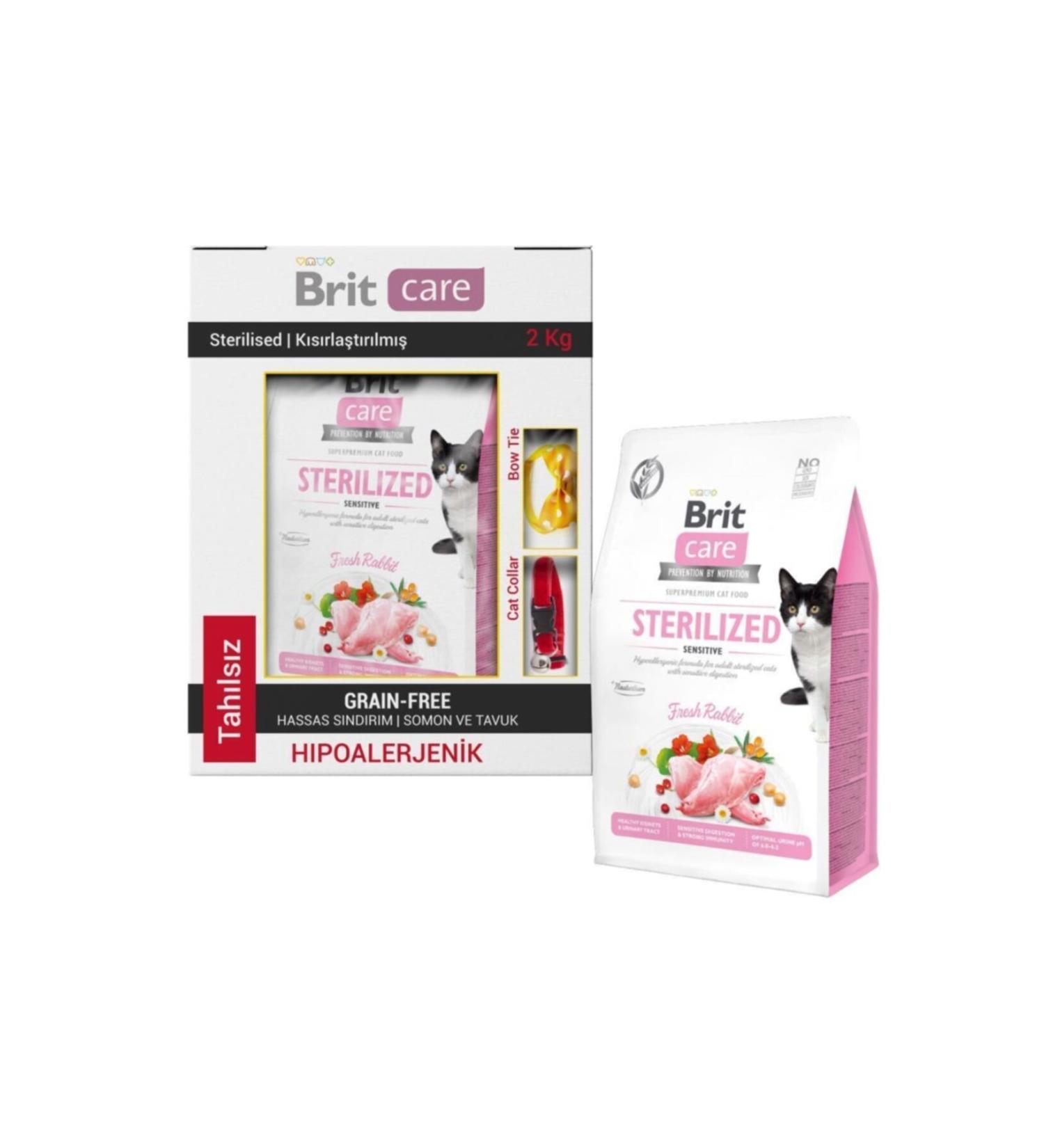 Brit Care Sterilized Grain-Free Sensitive Digestion Sterilized Cat Food 2 Kg
