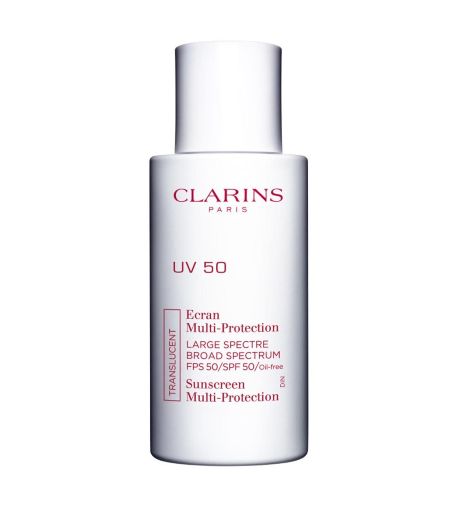 Clarins Sunscreen Lotion for All Skin Types - Uv Plus Day Screen Translucent 30 Ml 3380811295213