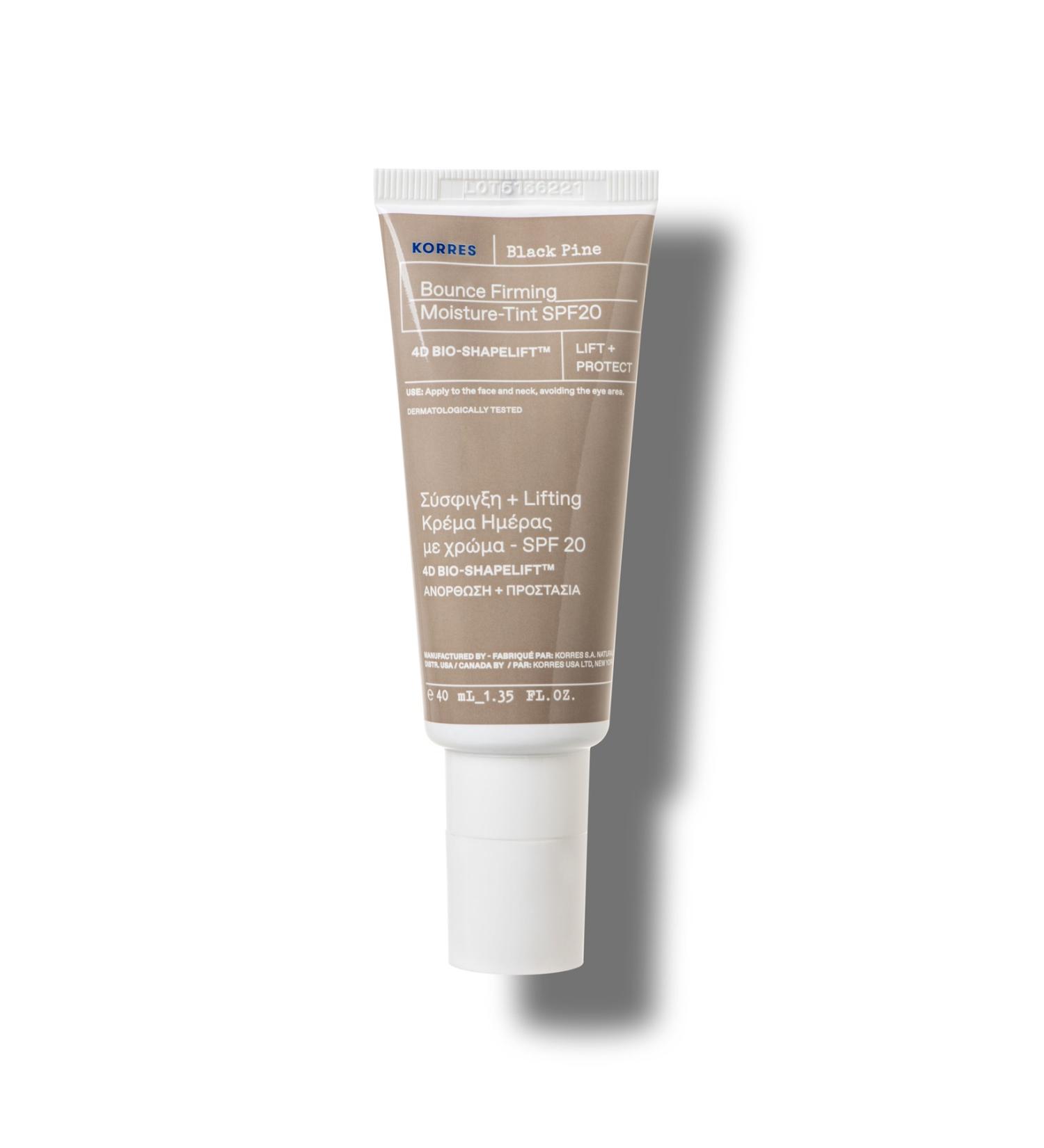 Korres Black Pine 4d Bioshapeliftt Bounce Firming Tinted Moisturizer Spf20 40ml
