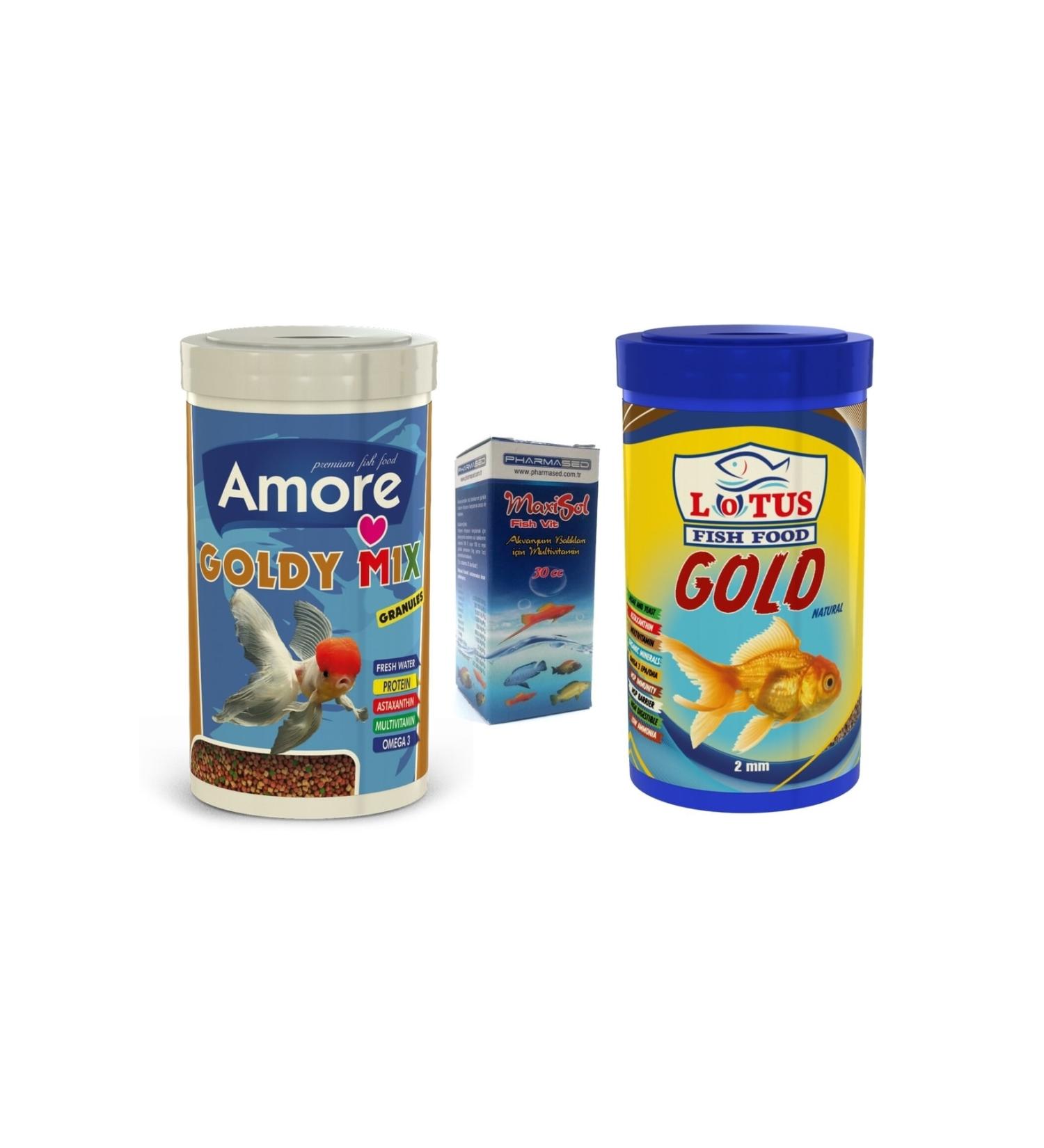 AMORE Mix Granules And Natural 1000 ml Goldfish Food Vitamin
