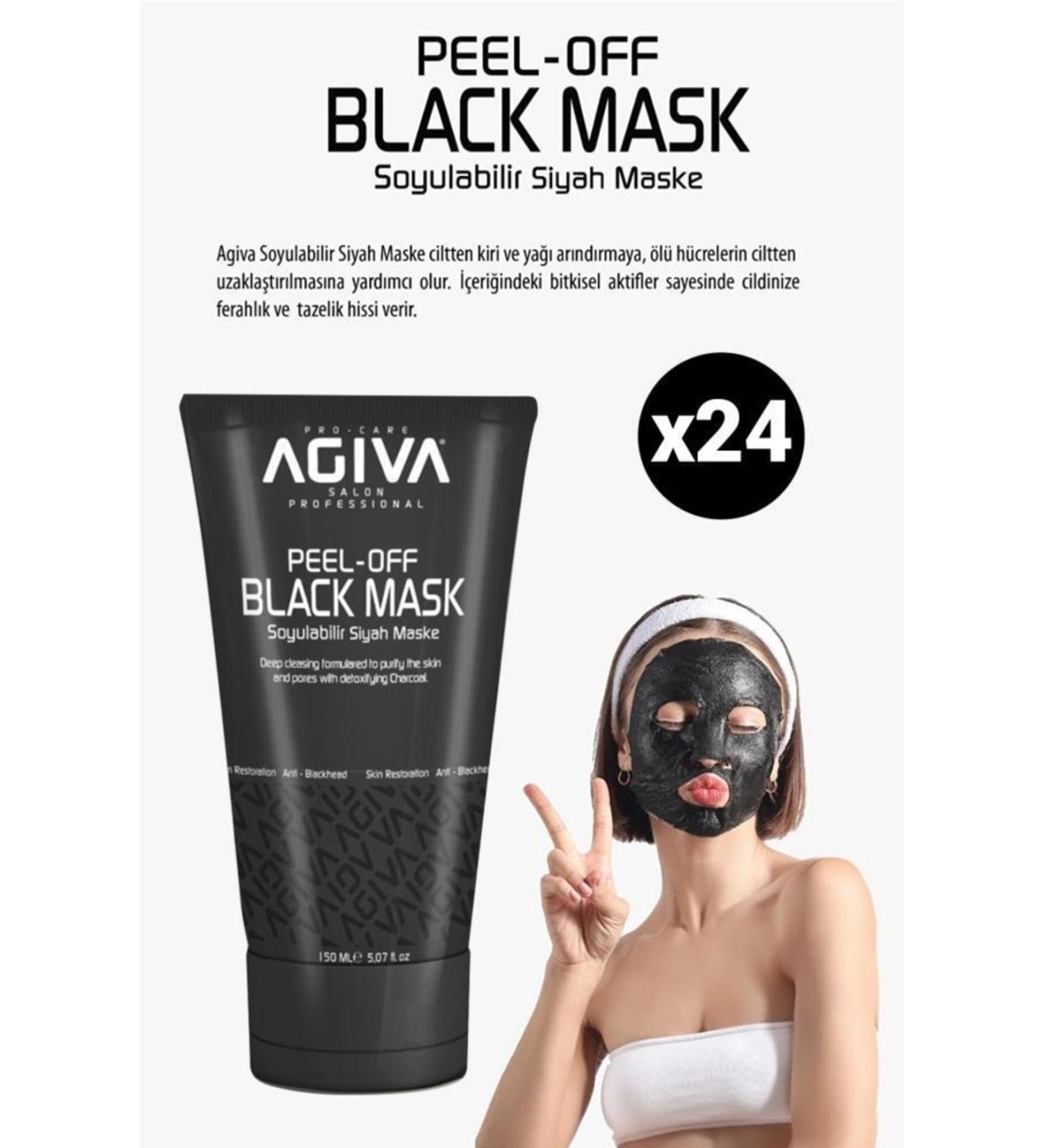 Agiva Peelable Black Mask 150 ml X24