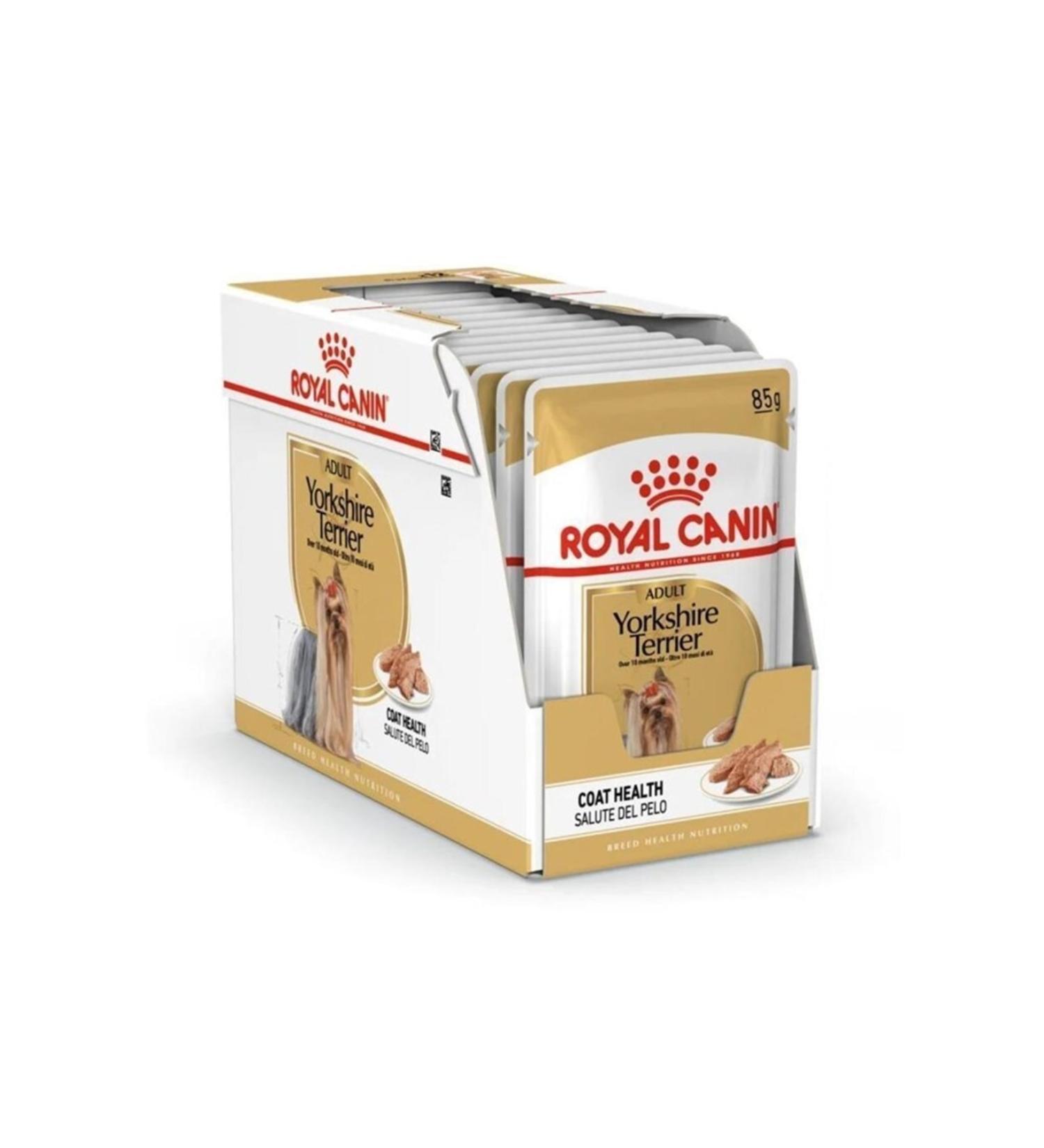 Royal Canin Yorkshire Terrier Adult Dog Pouch 85 Gr X 12 Pieces