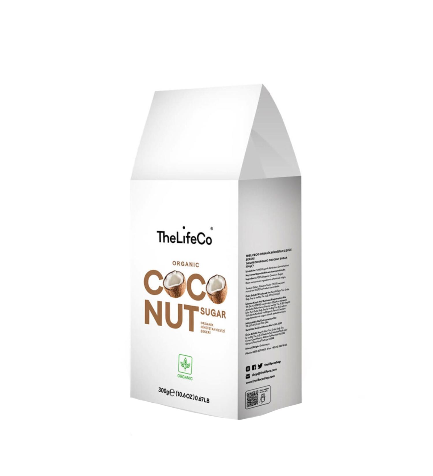 TheLifeCo Organic Coconut Sugar Lifeco 300 Gr