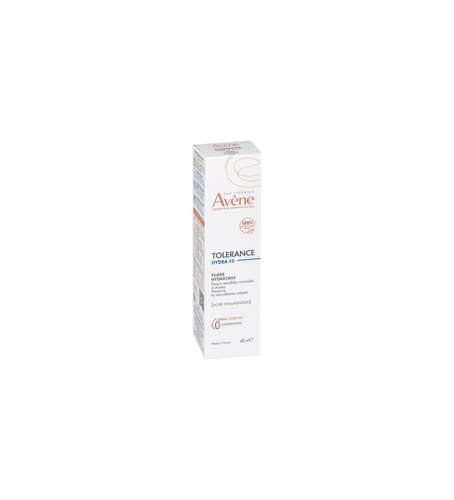 Avene Tolerance Hydra-10 Hydrating Fluid Moisturizing Face Cream 40ml