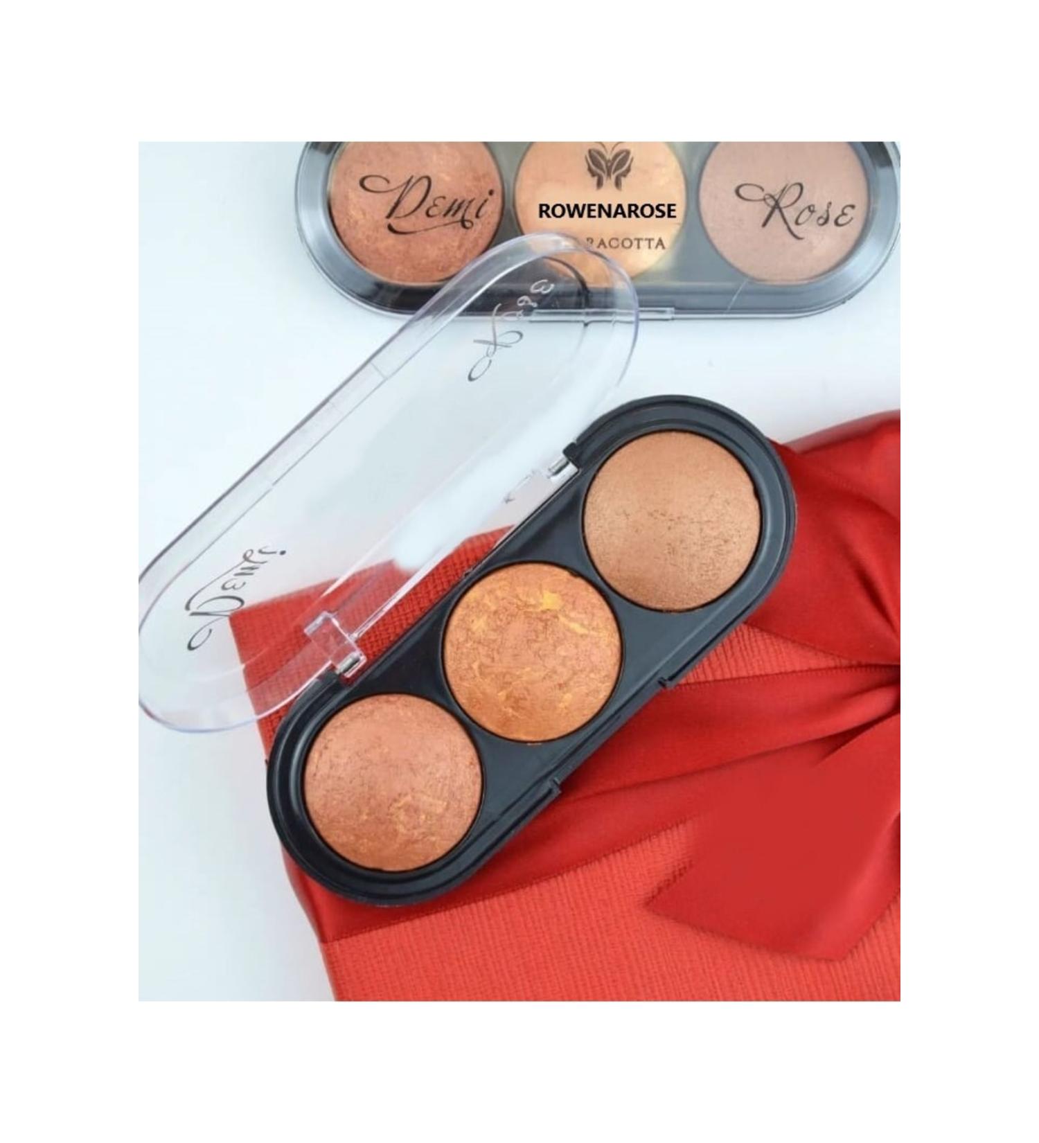 ROWENAROSE 3-Pack Terekota and Blush Palette