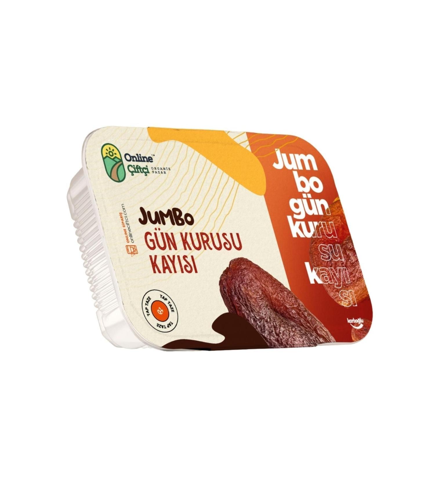 OnlineFarmer Jumbo Sun Dried Apricots 400gr
