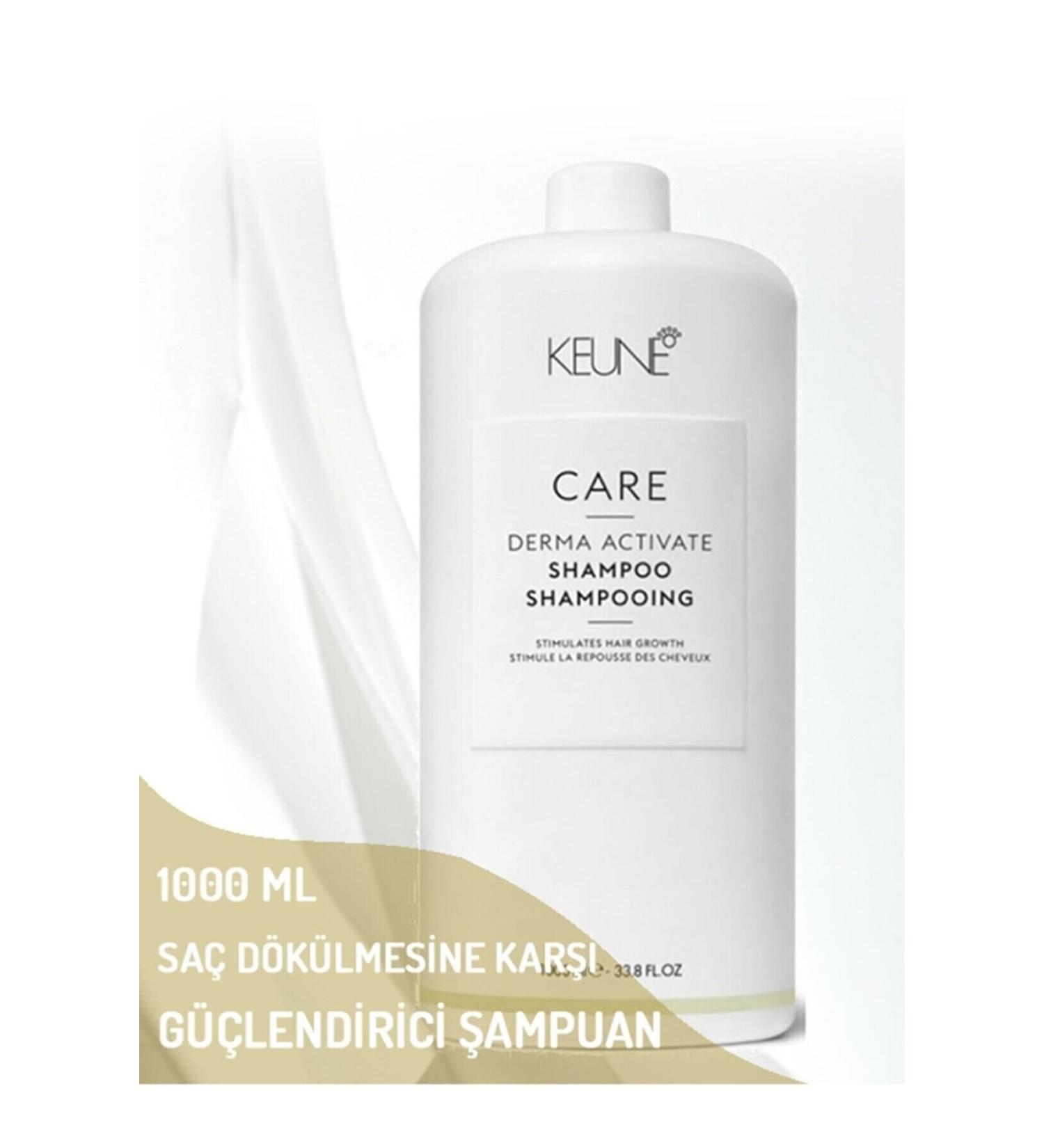 Keune Derma Activite Shampoo 1000 Ml Revitalizing Shampoo for Fine and Falling Hair