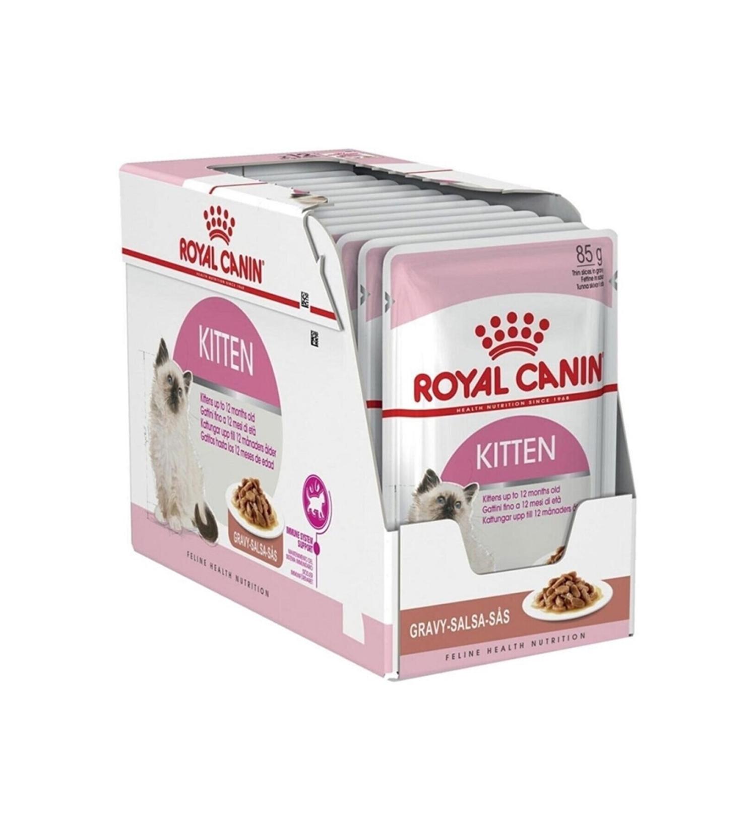Royal Canin Kitten Gravy Pouch 85 Gr X 12 Pieces