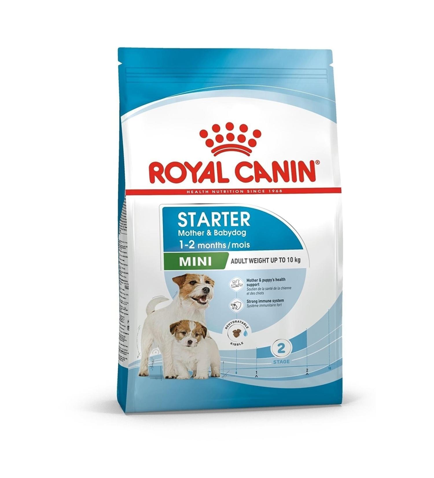Royal Canin Starter Mini Dog Food 4 Kg (with Free Hair Collection Roller)