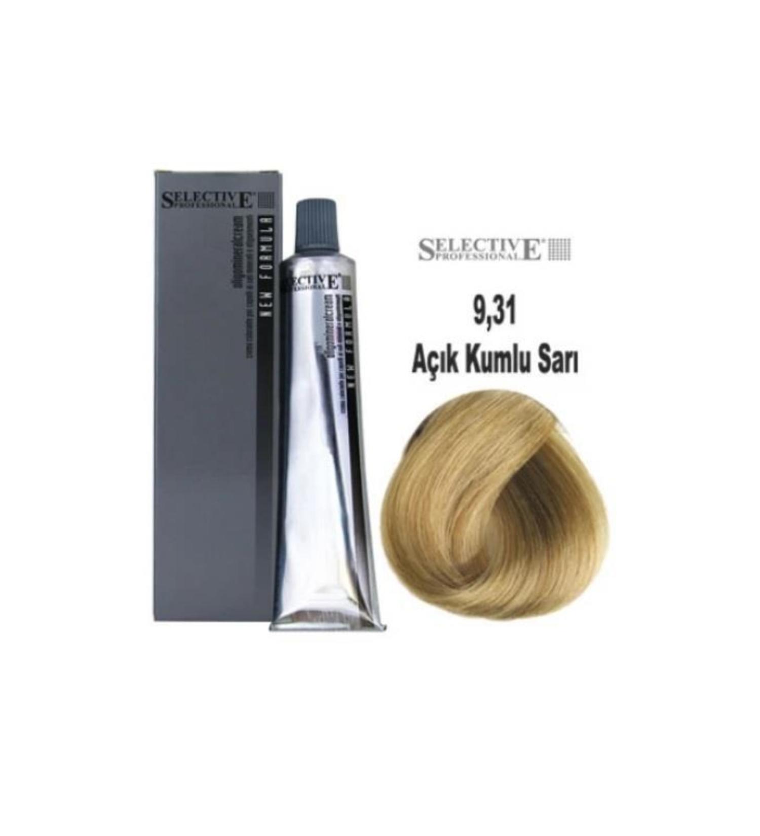 Selective Professional Tube Hair Dye 9.31 Light Sandy Blonde 60 ml