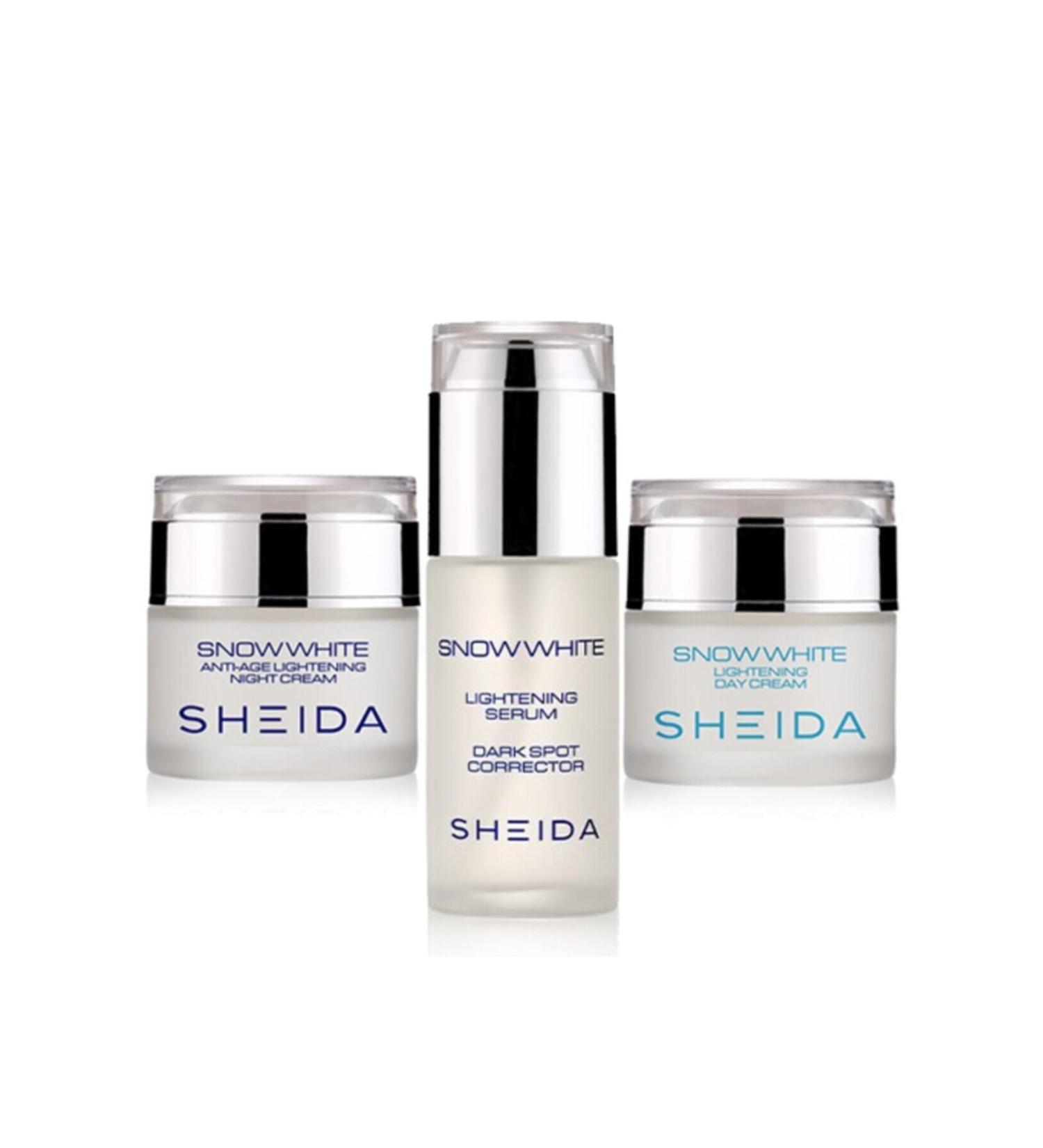 Sheida Snow Blemish Care Set and Night and Day Cream 3 Piece Set