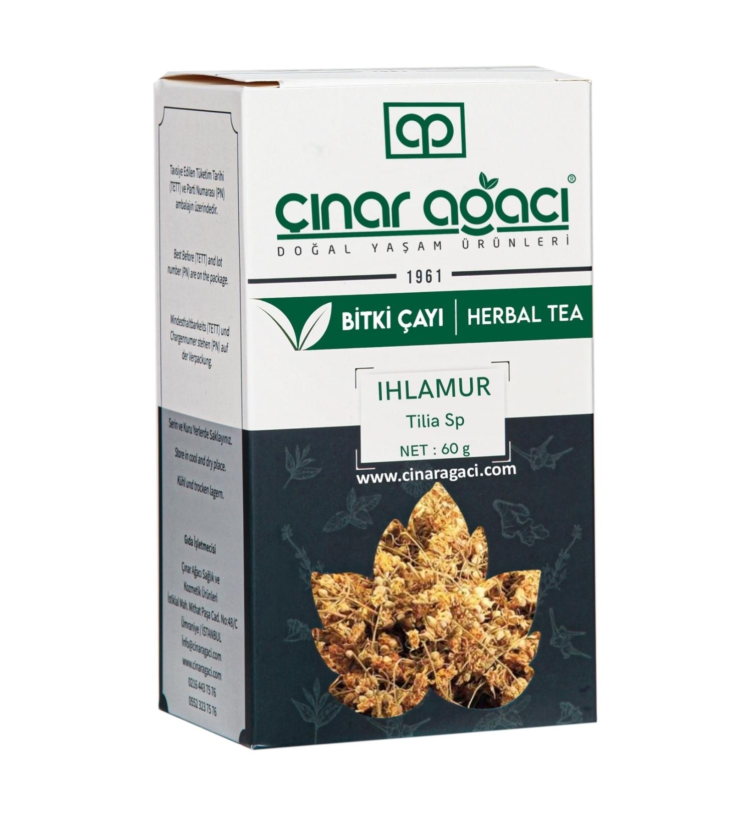 Plane Tree Natural Linden Flower Natural Herbal Tea 30 Gr