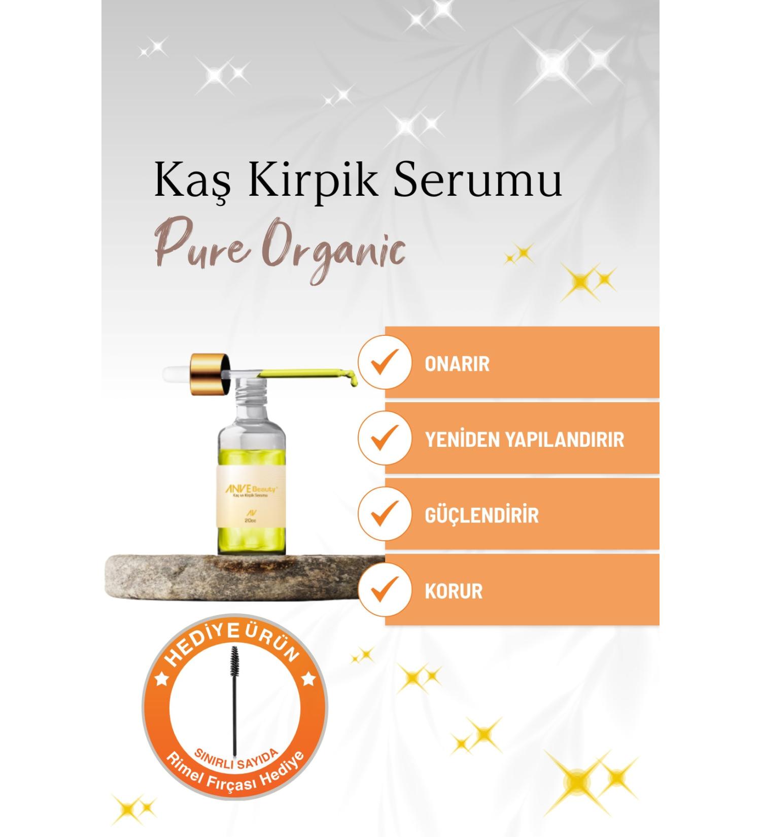 Anve Beauty Eyebrow and Eyelash Serum (EYELASH EXTENDER & EYEBROW FLUFFING) - Buy Online on GoSupps.com