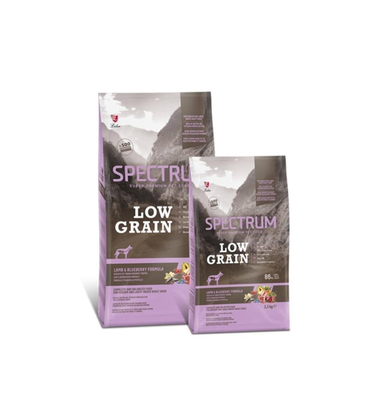 Spectrum Low Grain Lamb and Blueberry Medium-Large Breed Adult Dog Food 12 Kg
