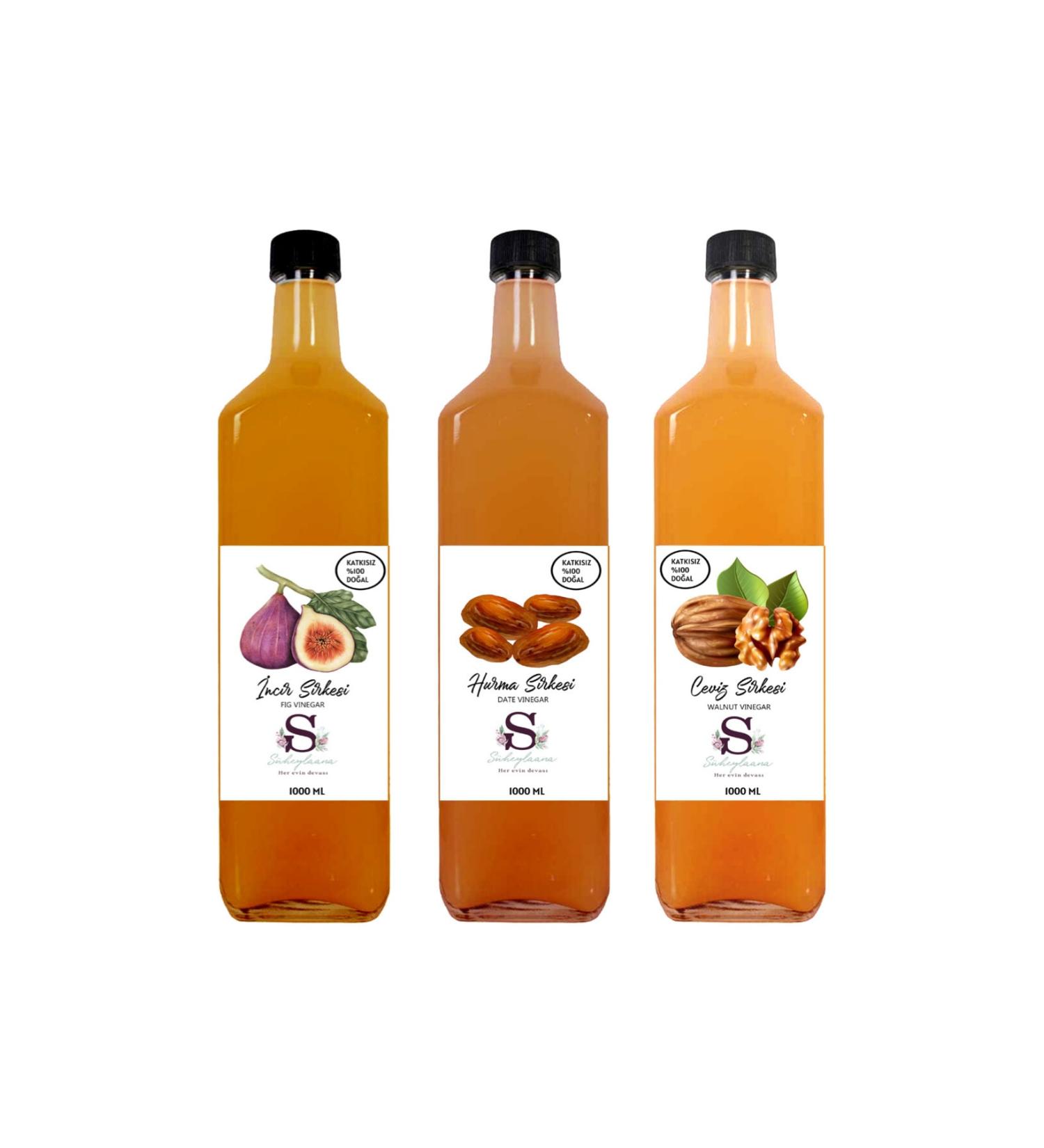 S heylaana Natural Fig Date Walnut Vinegar 1000 ml