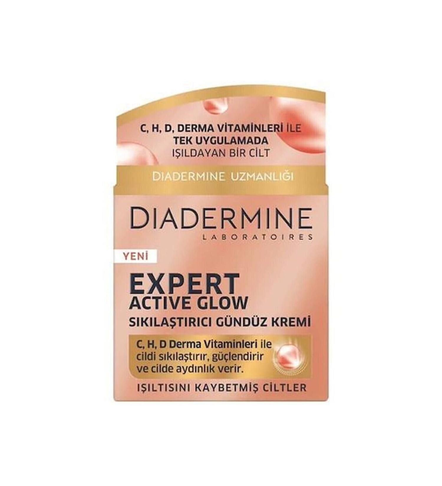 Diadermine Expert Active Glow Firming Day Cream 50ml X3 Pieces 324