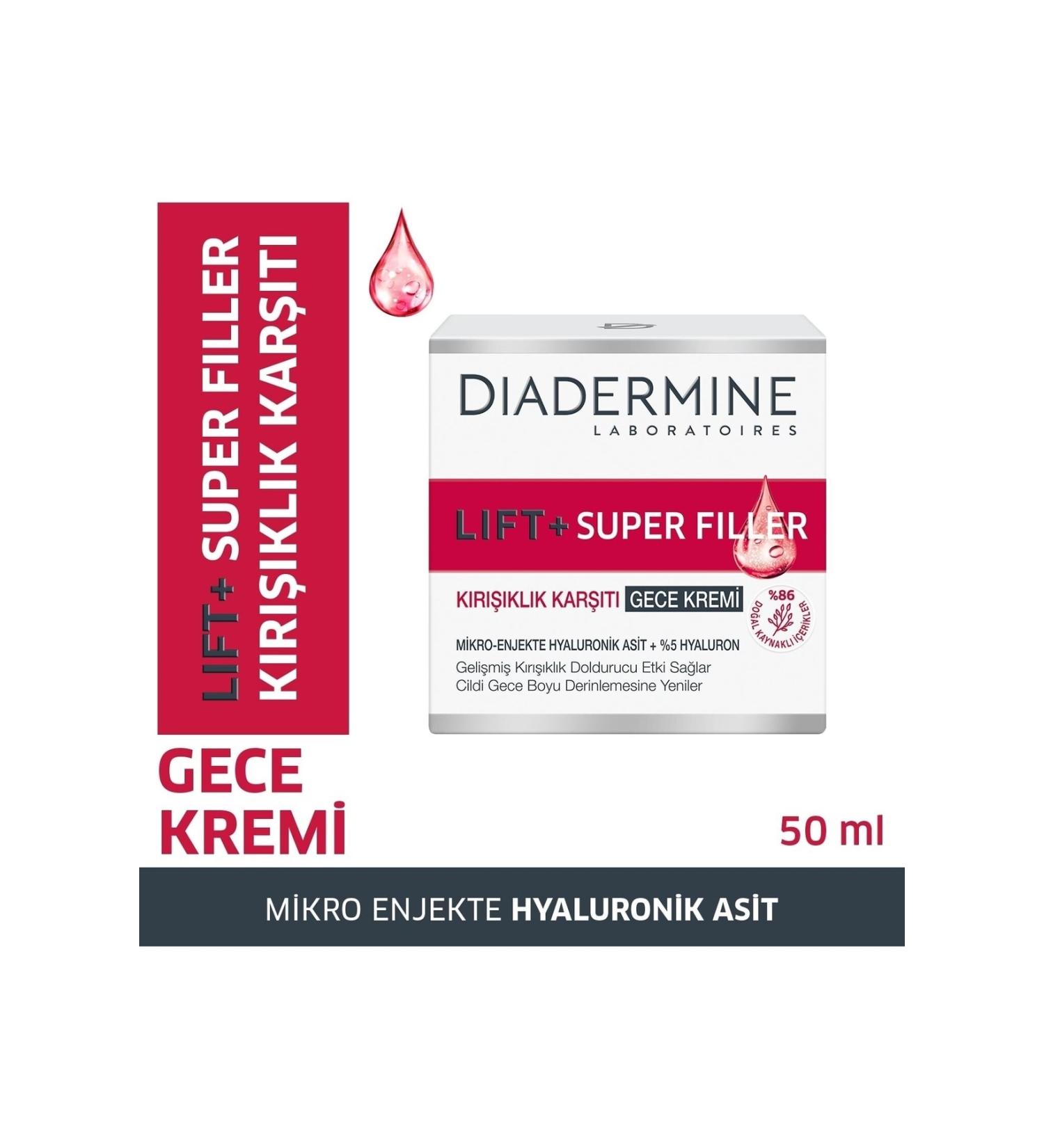 Diadermine Lift+ Super Filler Night Cream 50 Ml