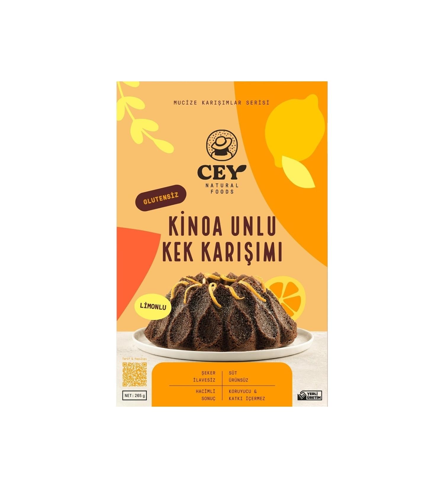 Cey Natural Foods Lemon Cake Mix 265 G