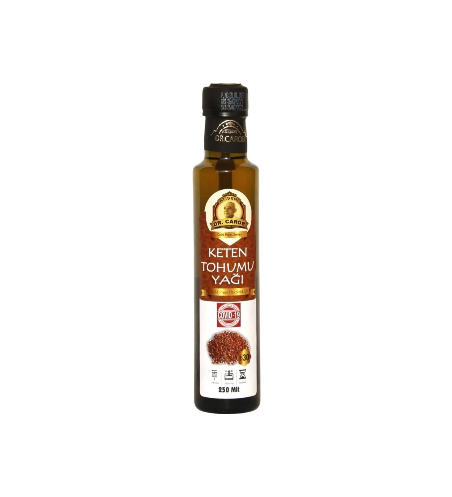 Dr.Carob Linseed Oil 250 Gr (Cold Pressed)
