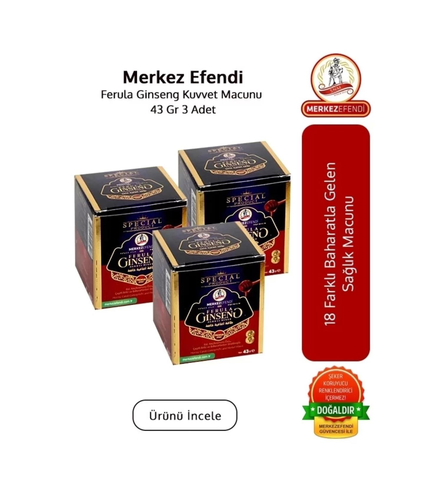 SN-M CENTER FEND 3 Jar Ferula Ginseng - 43 gr - Buy Online on GoSupps.com