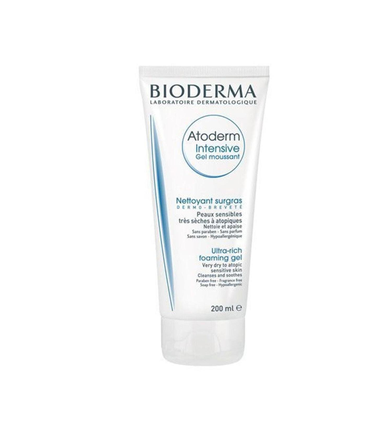 Bioderma Soothing and Cleansing Gel - Atoderm Intensive Gel 200 ml 34015609369882
