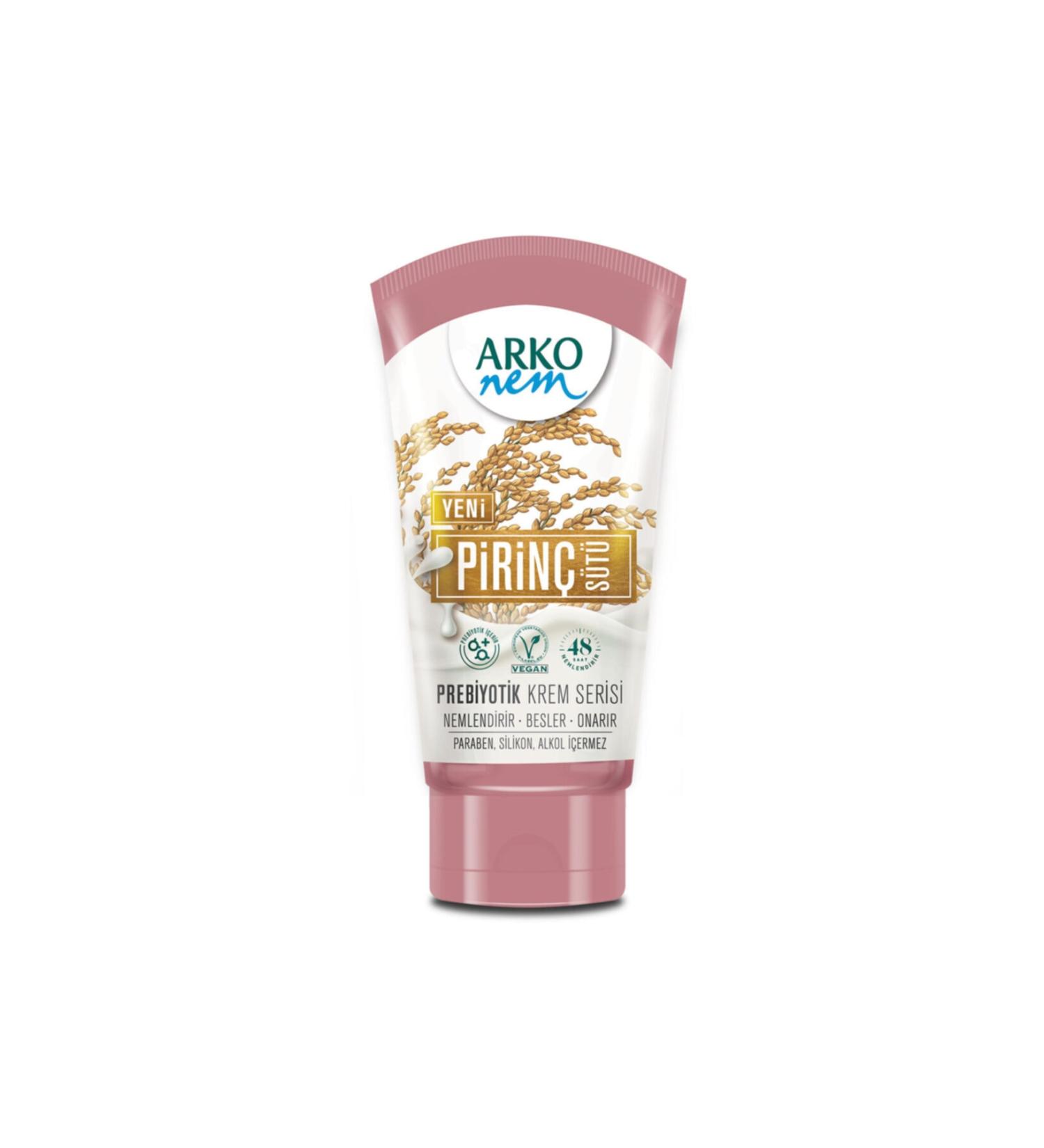 Arko Nem Prebiotic Cream Series Rice Milk 60ml - Buy Online on GoSupps.com