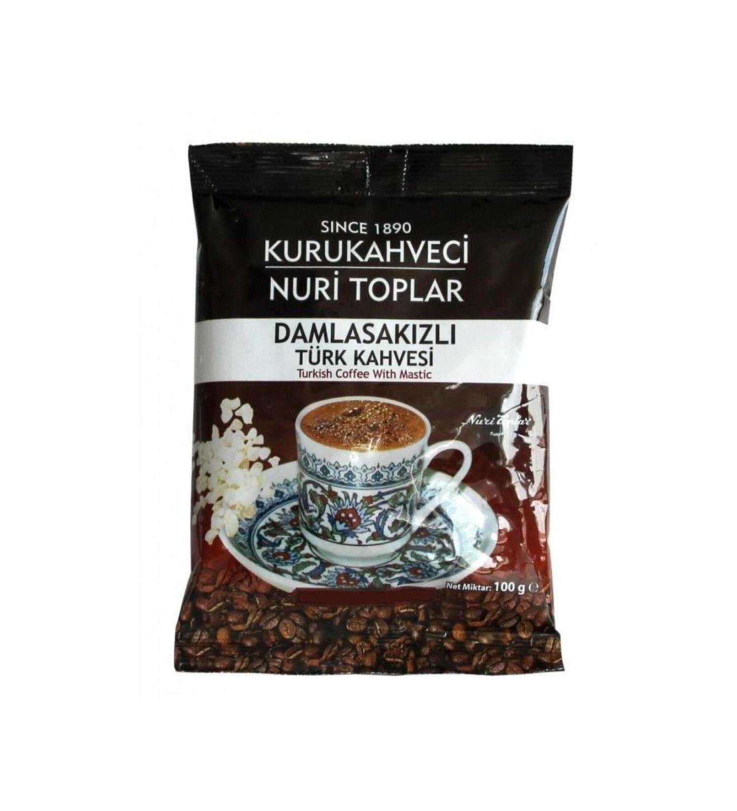 Nuri Toplar Turkish Coffee with Mastic Gum 100 gr