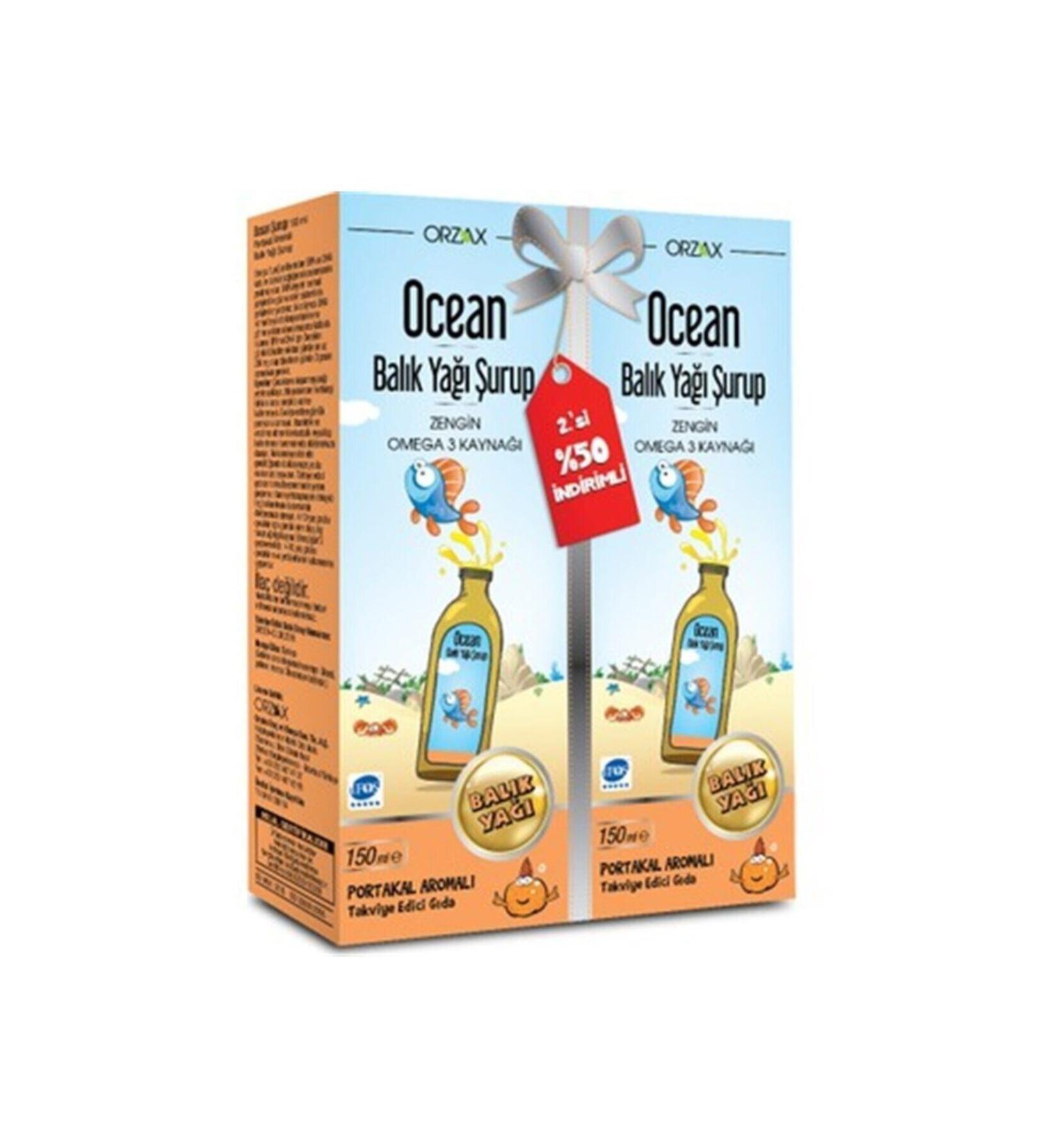 Ocean Orange Fish Oil Syrup 2-Pack Coffret 2x150 Ml
