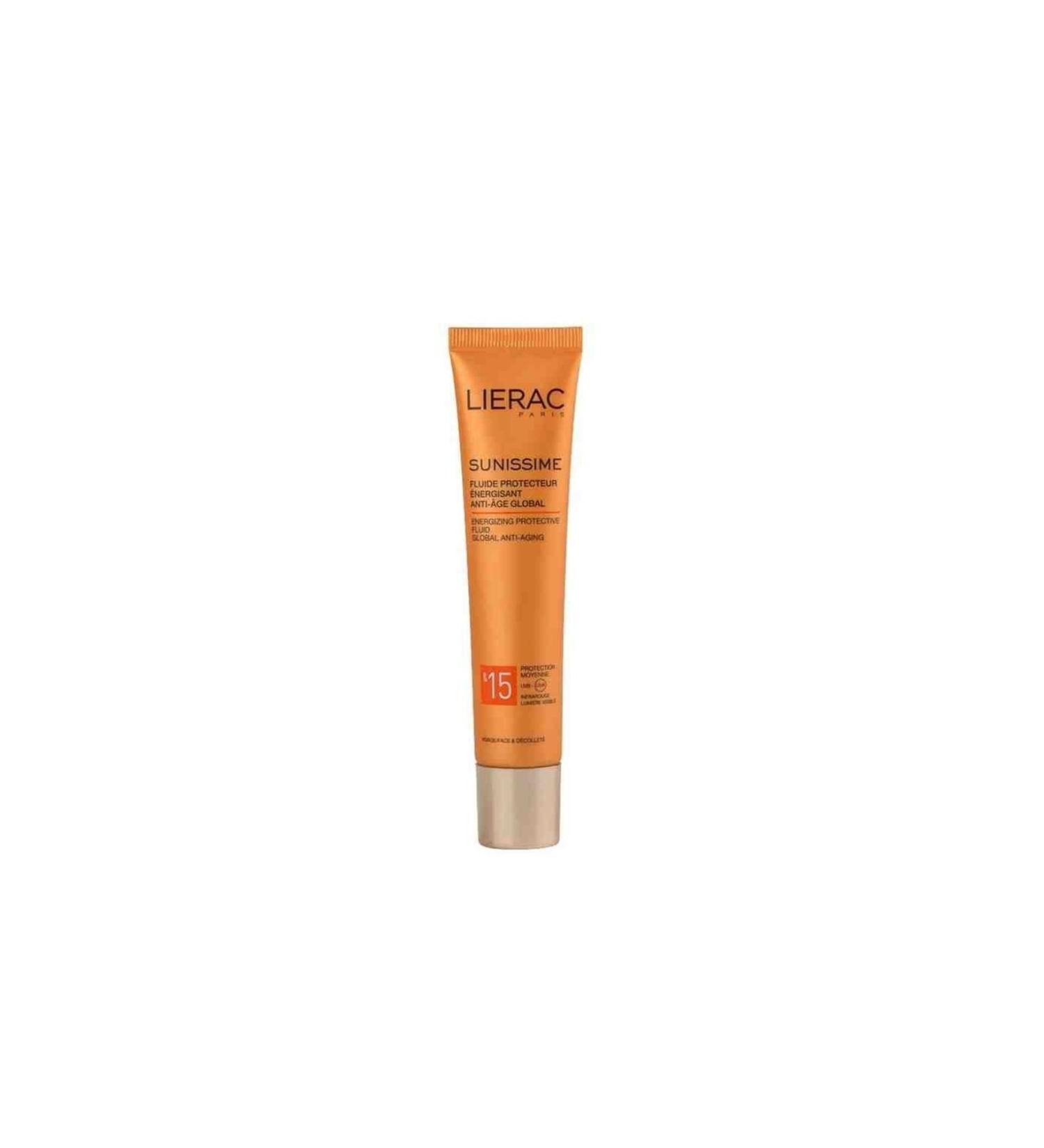 Lierac Sunissime Energizing Protective Fluid Spf 15 40 Ml