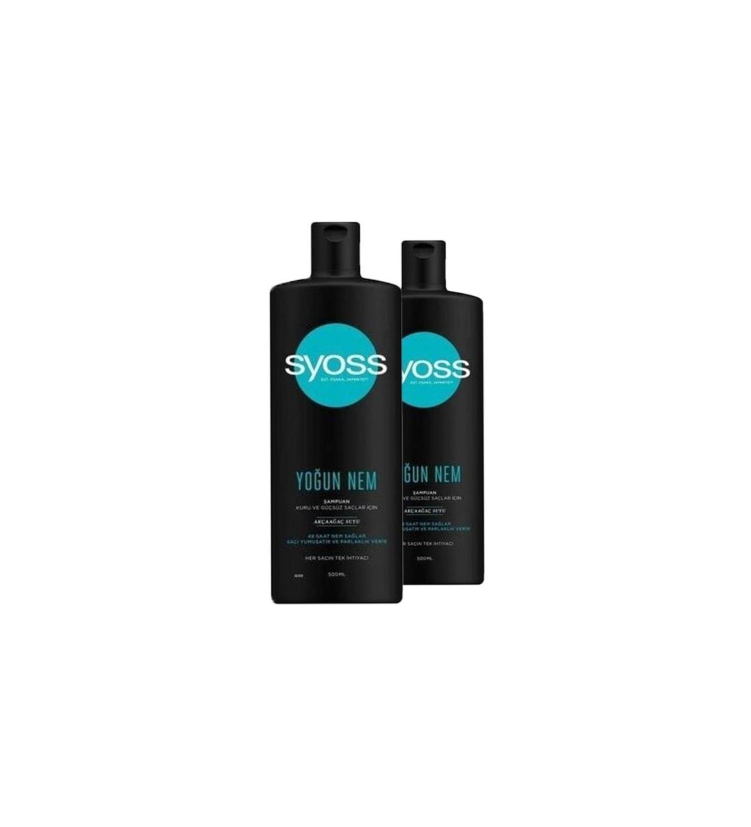 Syoss Intense Moisture Shampoo 500 Ml X 2
