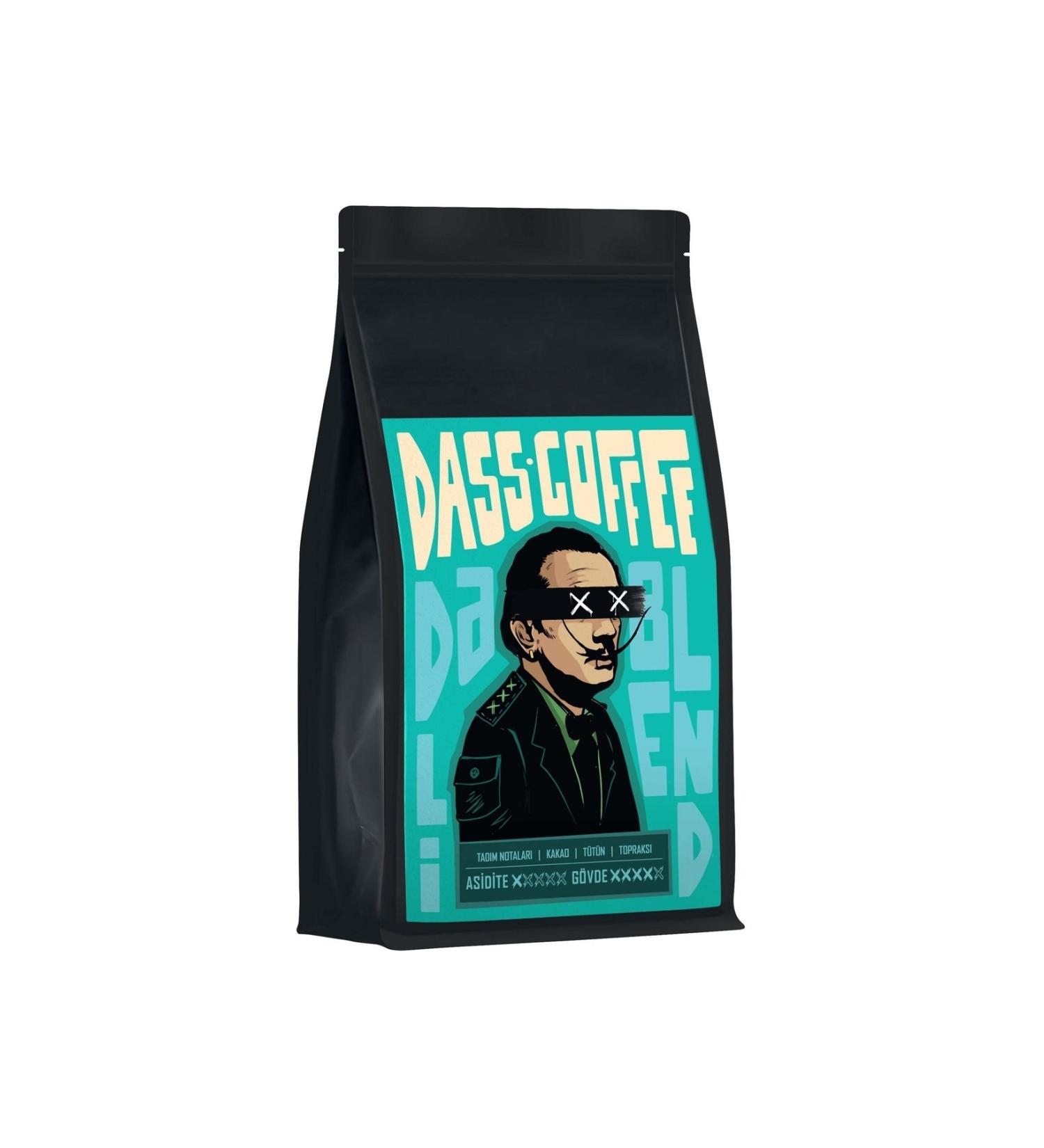 Dass Coffee Dali Blend Bean Coffee 250gr - Unground