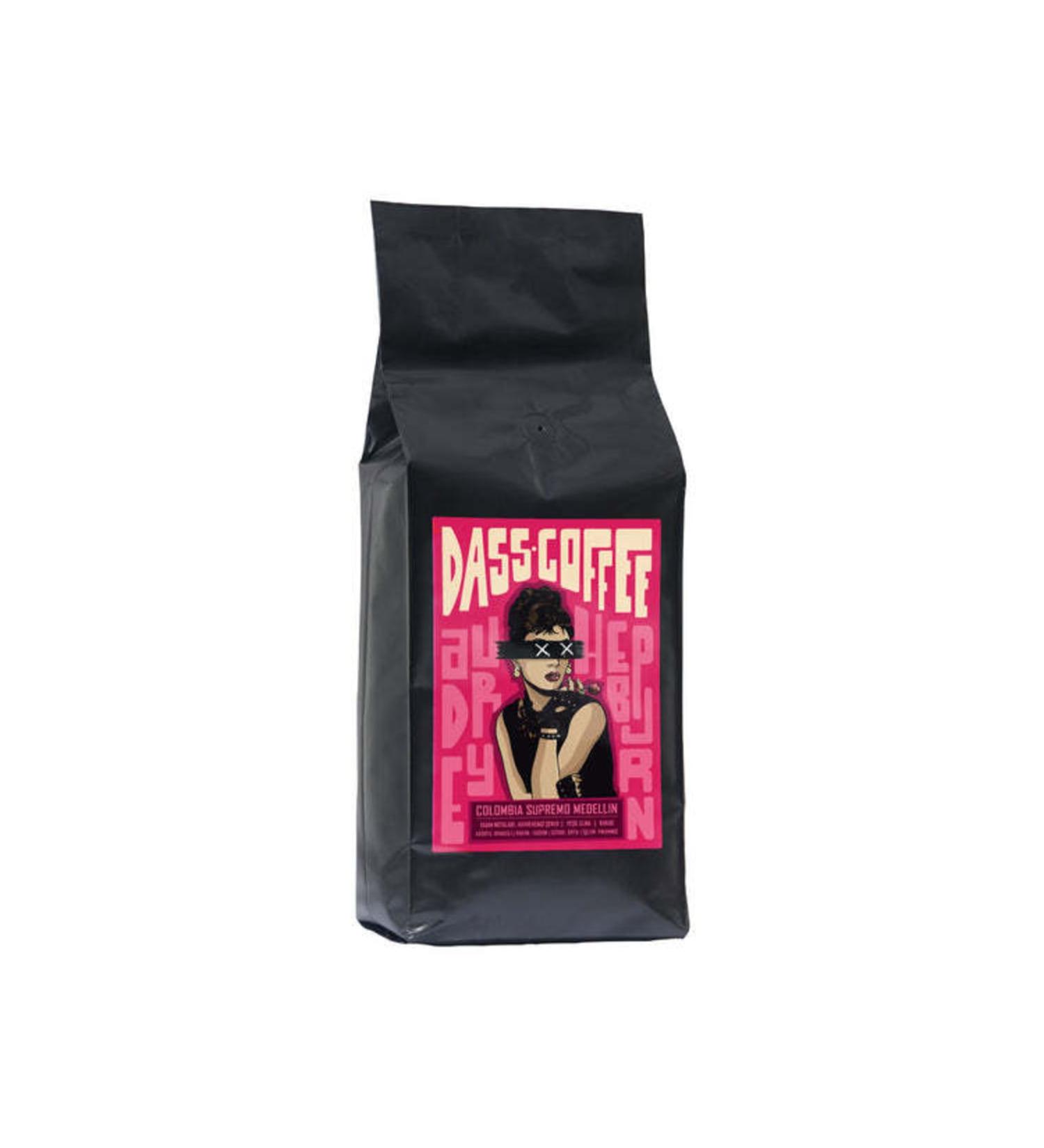 Dass Coffee Colombia Medellin Filter Coffee 1kg - French Press Grind