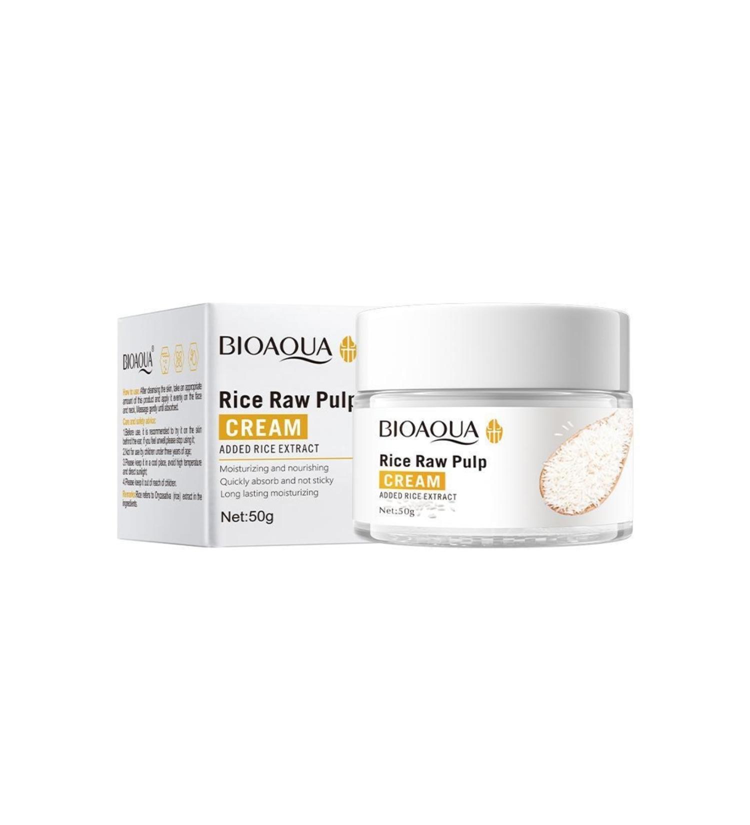 BIOAQUA Rice Firming Brightening Skin Care Cream 50 Gr - Buy Online on GoSupps.com